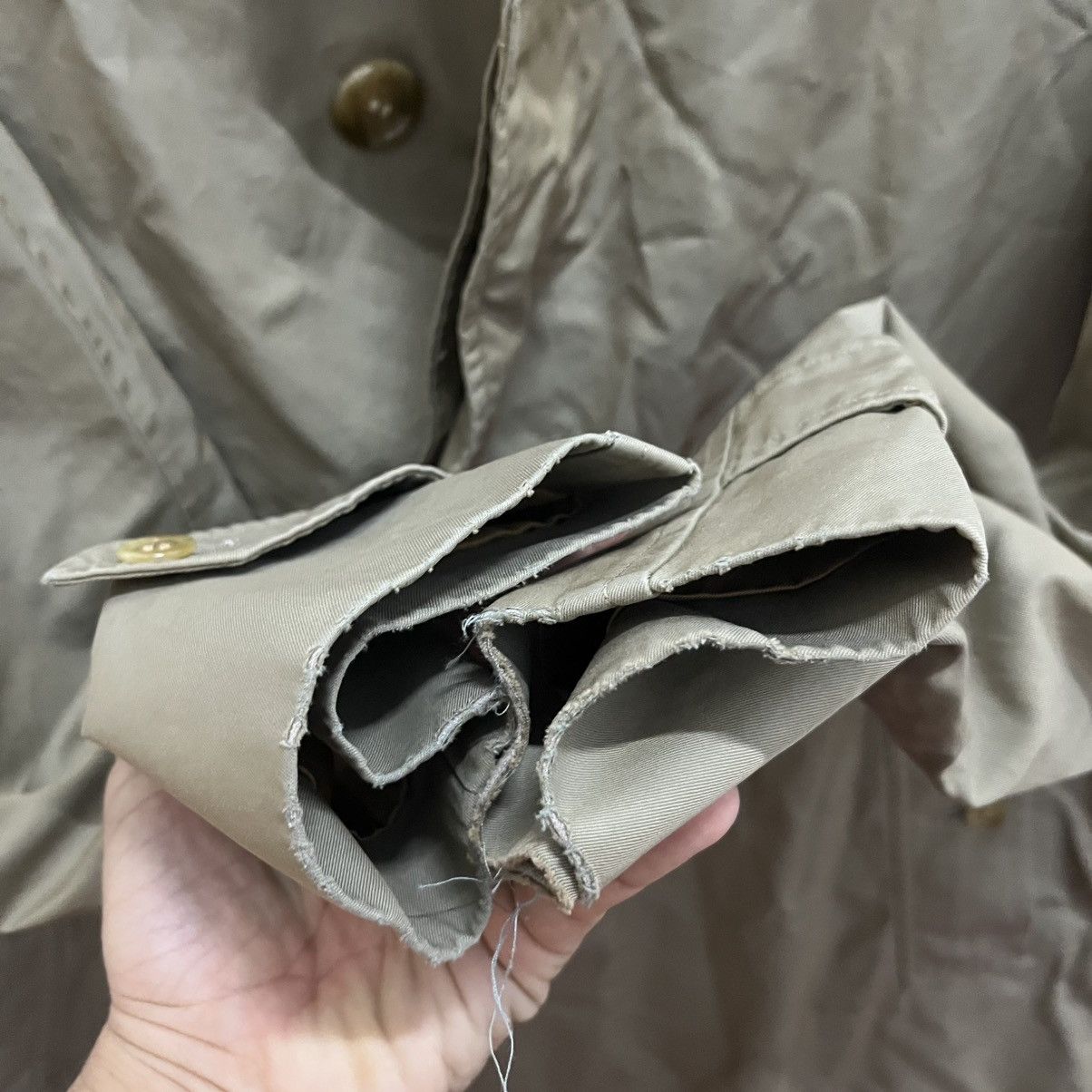 Burberry Rare Distressed Vintage Burberrys Nova Check Trench Jacket Size US L / EU 52-54 / 3 - 6 Thumbnail