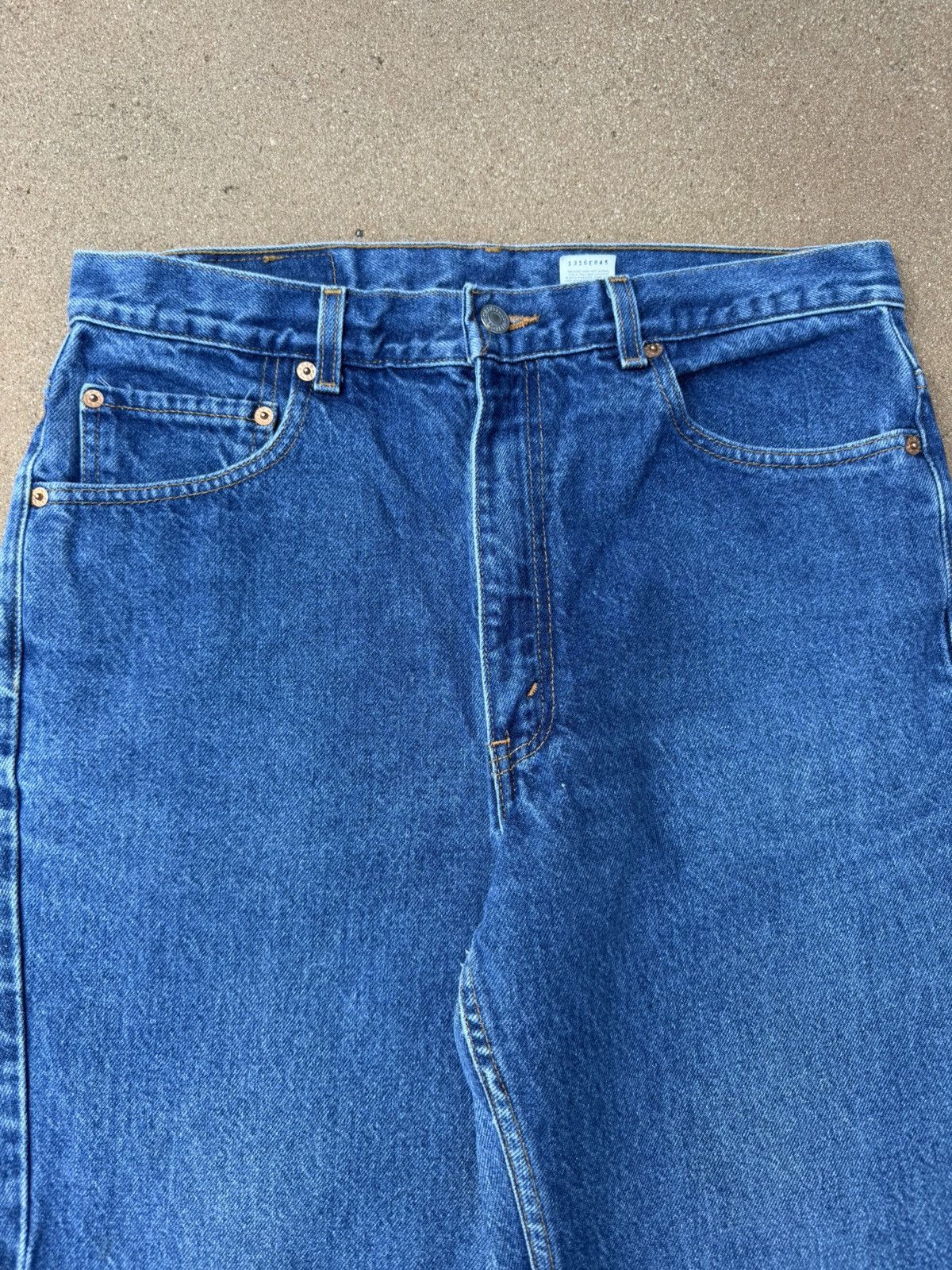 Levi's Vintage 00’s Levi’s 517 Red Tab Bootcut Flare Jeans 33x32 Size US 33 - 4 Thumbnail