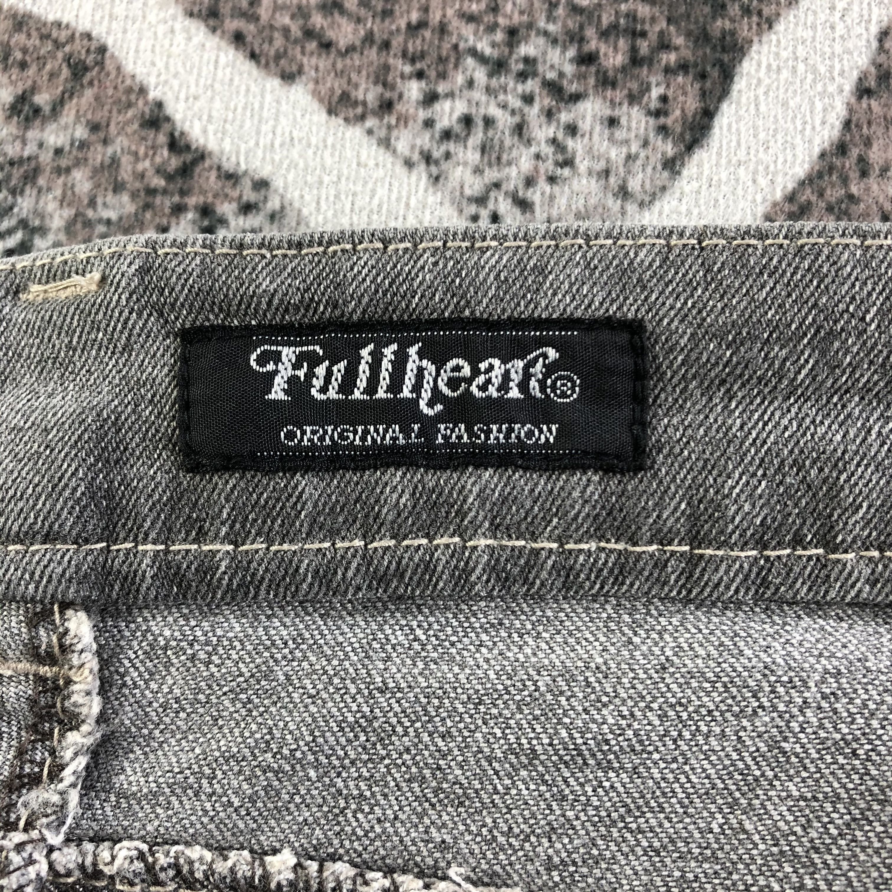 Japanese Brand Vintage Japanese Fullheart Jeans Faded Gray Denim KJ3055 Size US 28 / EU 44 - 7 Thumbnail