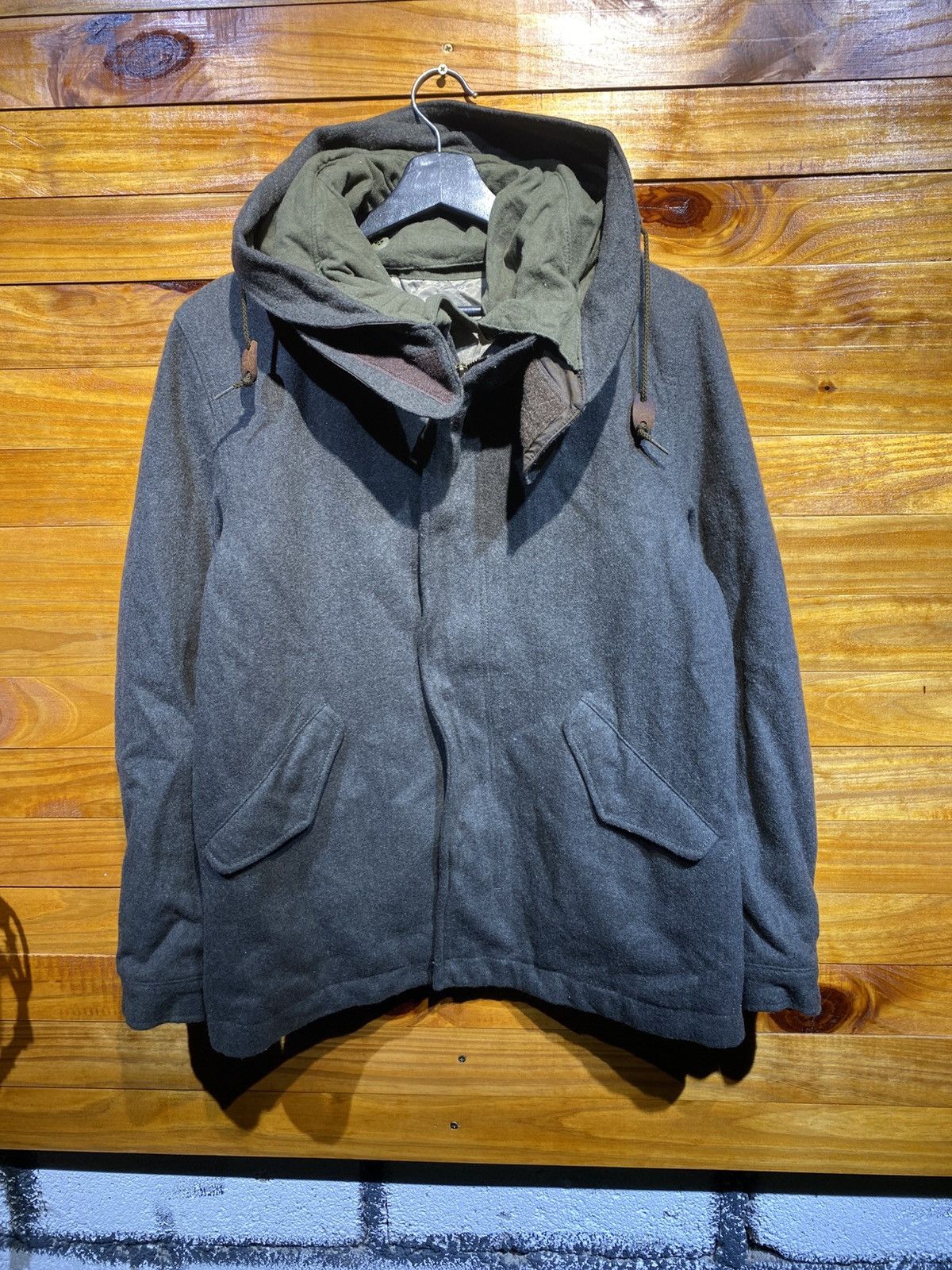 United Arrows UNITED ARROWS GREEN LABEL RELAXING MILITARY WOOL JACKET Size US S / EU 44-46 / 1 - 1 Thumbnail