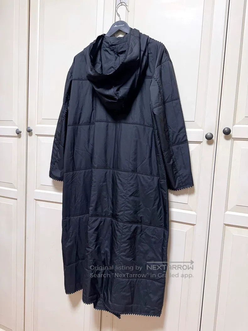 Issey Miyake Issey Miyake Black Hooded Long Light Cotton Coat Size M / US 6-8 / IT 42-44 - 6 Thumbnail