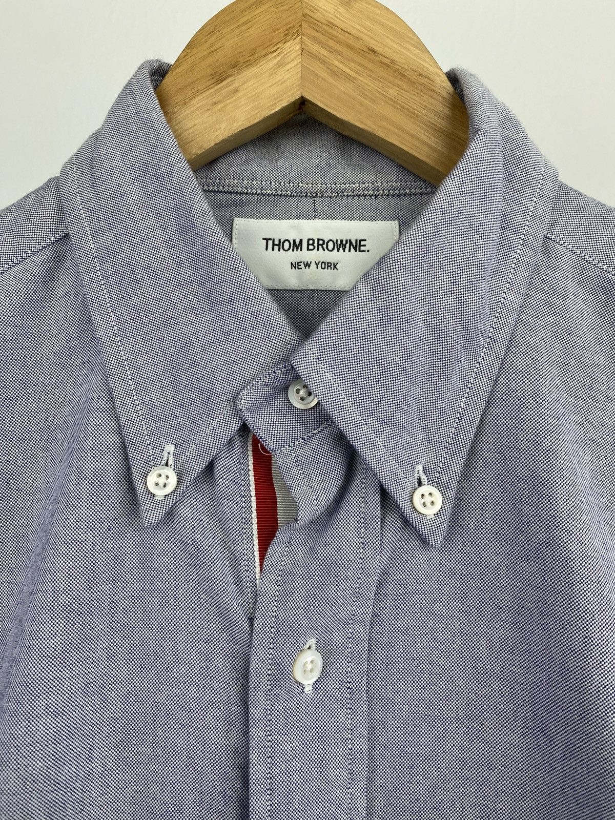 Thom Browne Thom Browne New York Light Blue Oxford Classic Shirt Size US M / EU 48-50 / 2 - 6 Thumbnail
