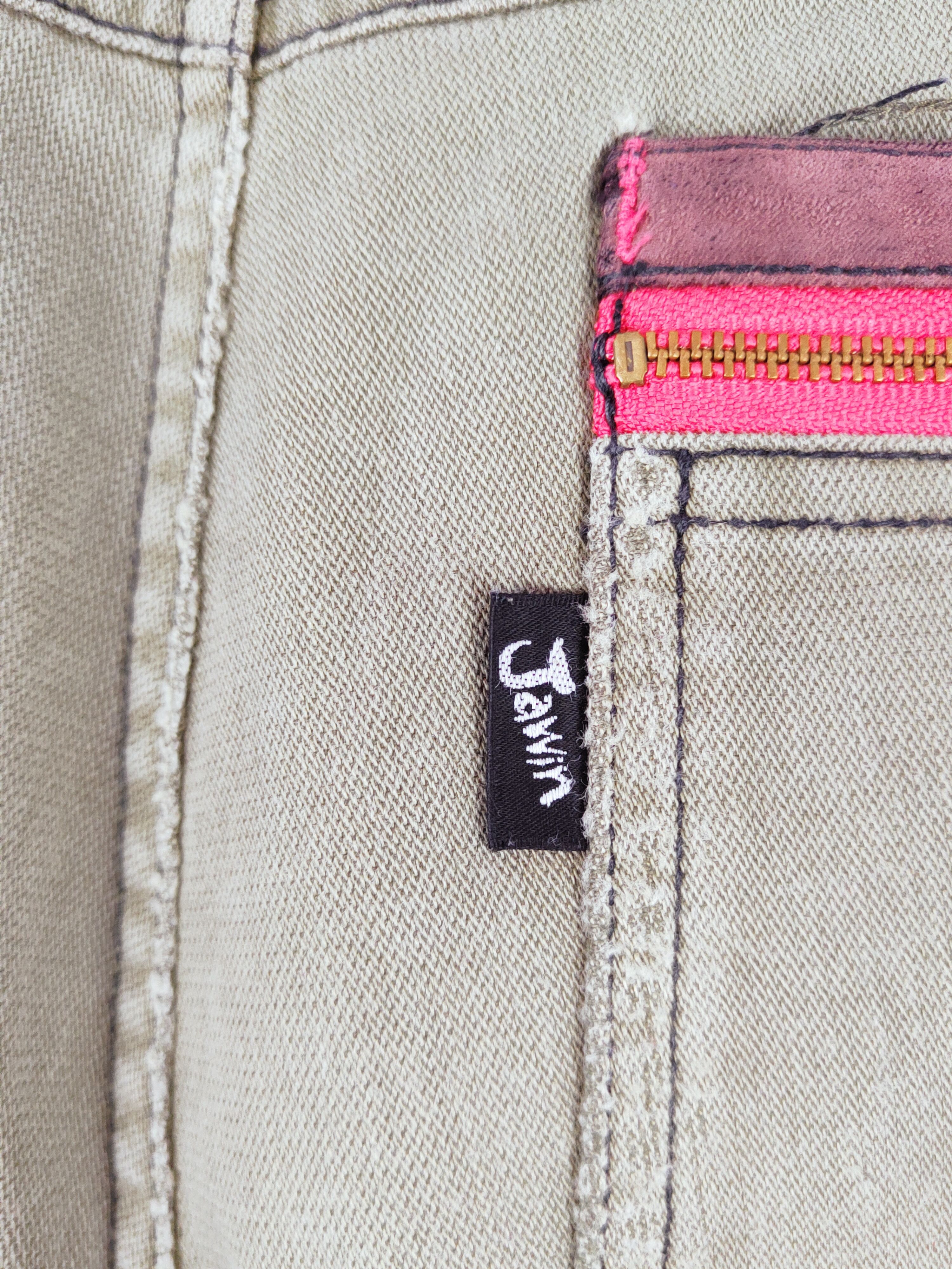 Japanese Brand Jawin Green Faded Multipocket Tactical Cargo Pants #W860 Size US 30 / EU 46 - 11 Thumbnail