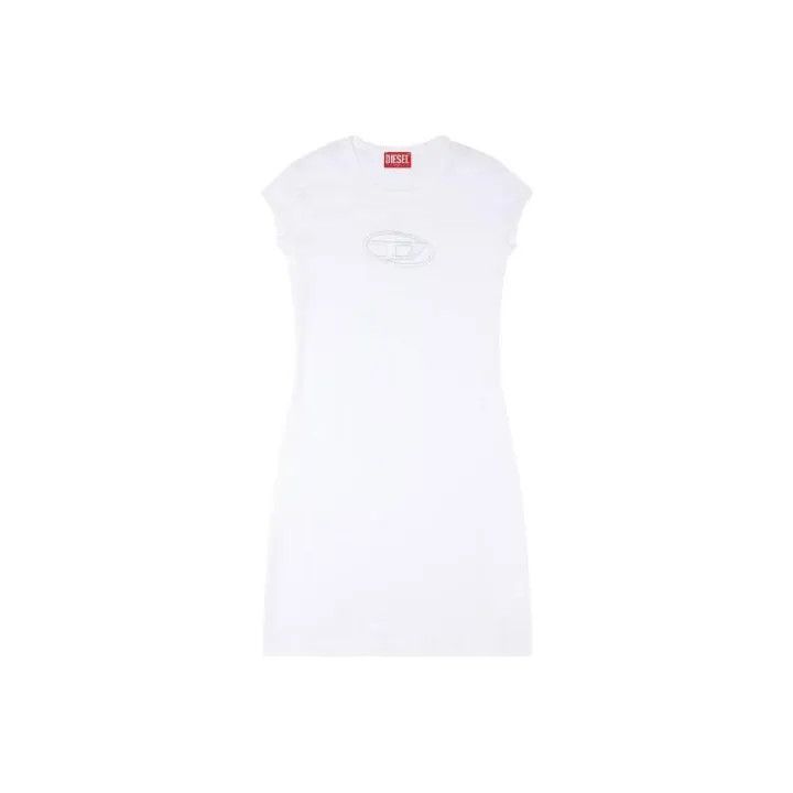 Diesel Diesel Short Sleeve A-Line Dress for Women 0079 Size XXS / US 00 / IT 34 - 1 Thumbnail