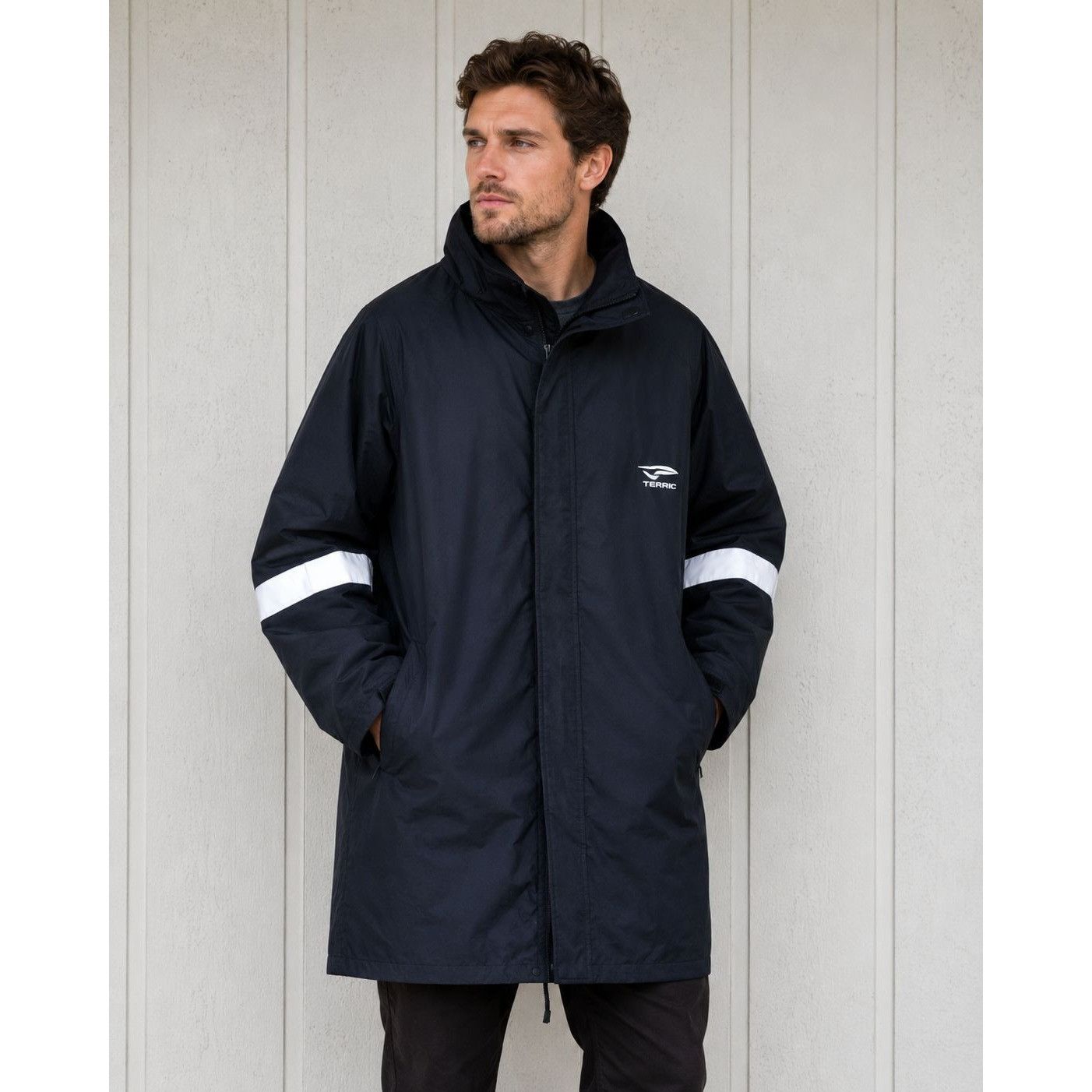 Other Teknic Motorcycle Rain Jacket Waterproof Black Reflective Ri Size US XL / EU 56 / 4 - 1 Thumbnail