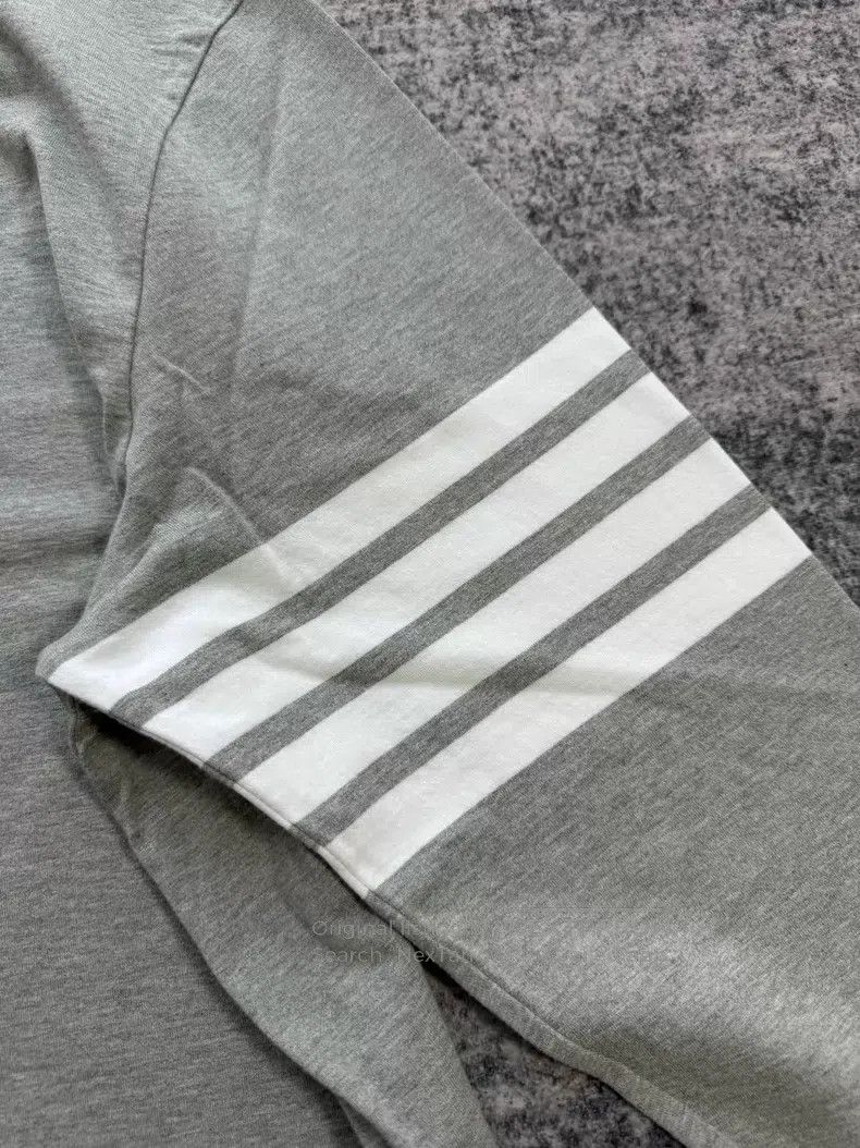 Thom Browne Thom Browne Gray long-sleeve sweatshirt Size US S / EU 44-46 / 1 - 4 Thumbnail