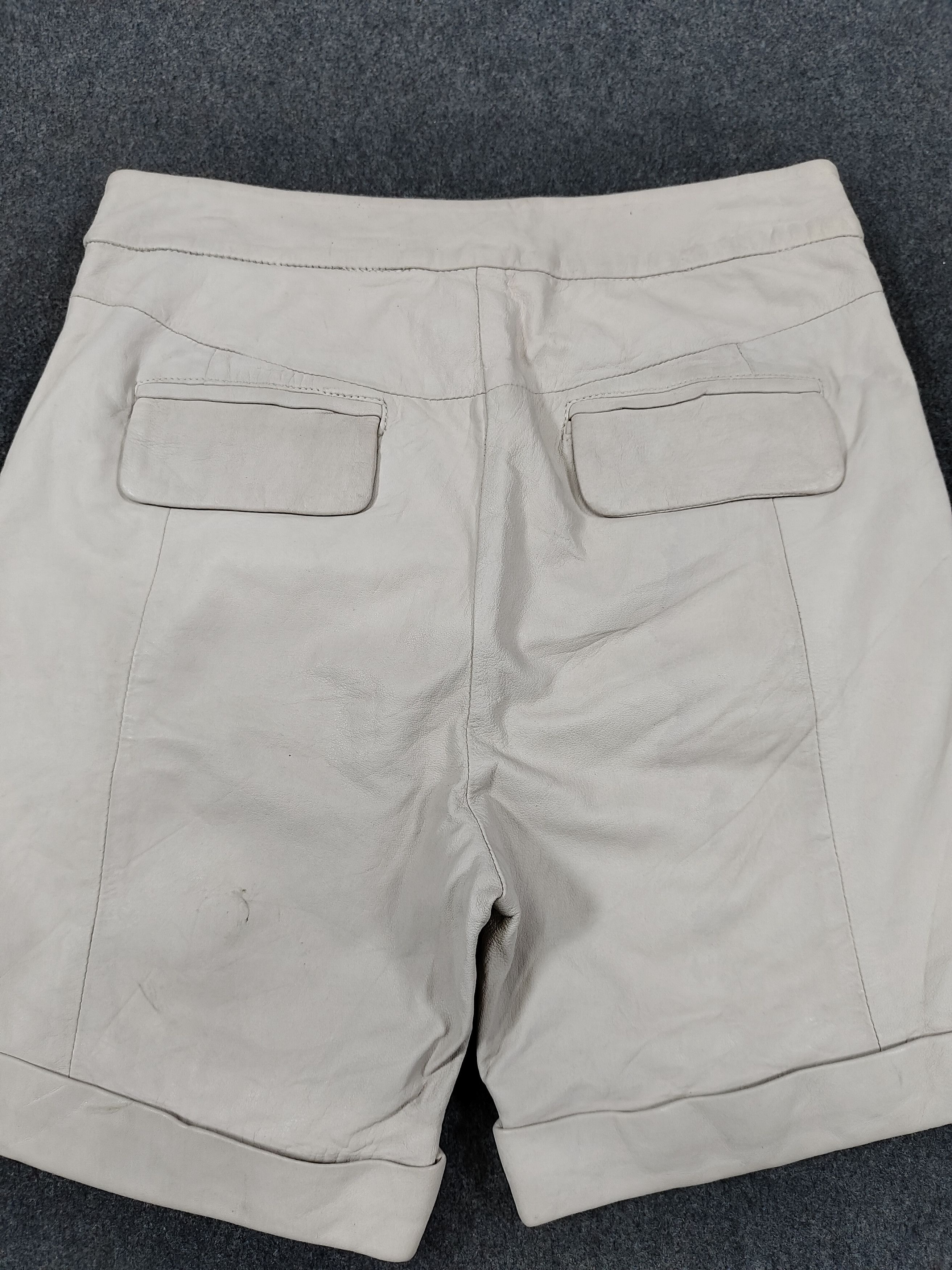 Other Birger et Mikkelsen-Minimalist Tailored Napa Leather Shorts Size 28" / US 6 / IT 42 - 6 Thumbnail