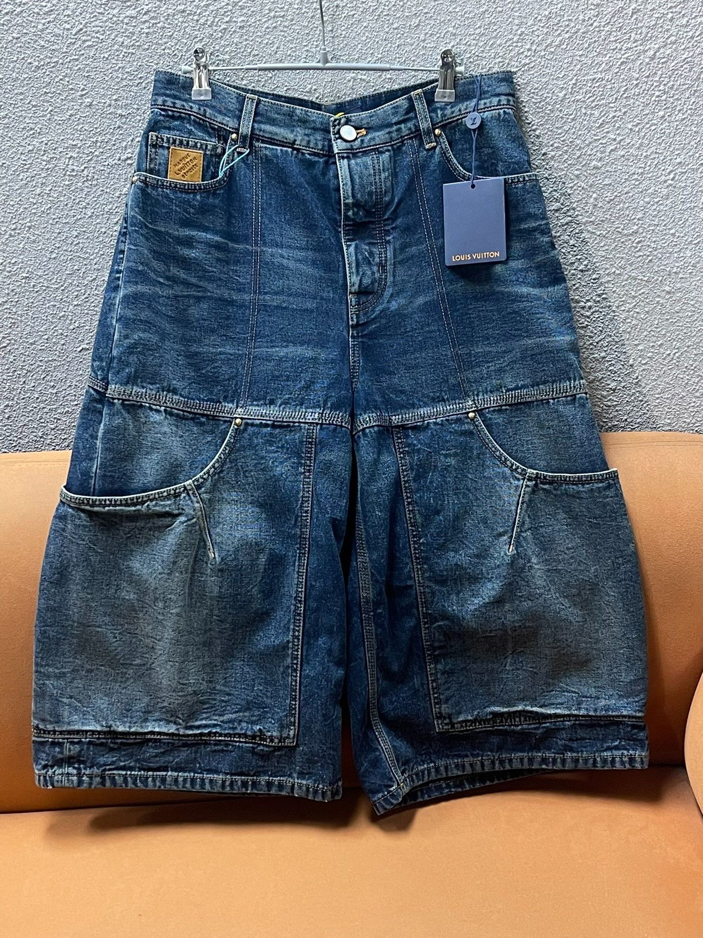 Louis Vuitton Louis Vuitton x Nigo Denim Shorts Size US 29 - 1 Thumbnail