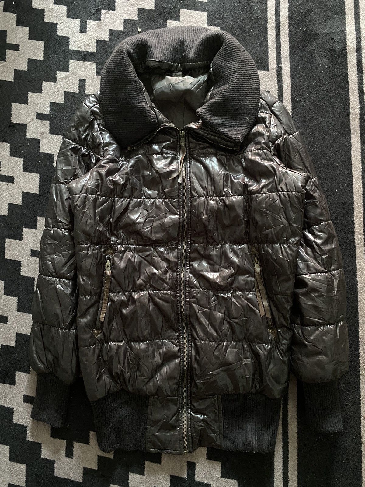 Isamu Katayama Backlash 2000s skinny lip puffer bono jacket Size US M / EU 48-50 / 2 - 2 Thumbnail