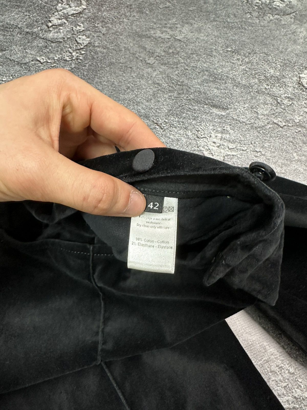 Joseph Joseph velvet pants Women’s Black Velour Luxury Size 28" / US 6 / IT 42 - 12 Thumbnail