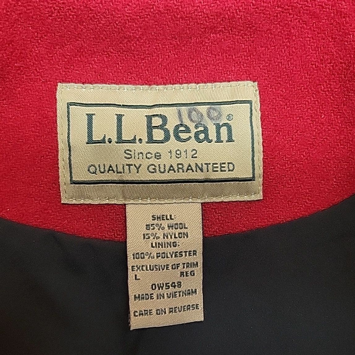 Vintage LL Bean Jacket Men L Red Wool Blend Hunting Game Pocket Cruiser Mackinaw Logger Size US L / EU 52-54 / 3 - 5 Thumbnail
