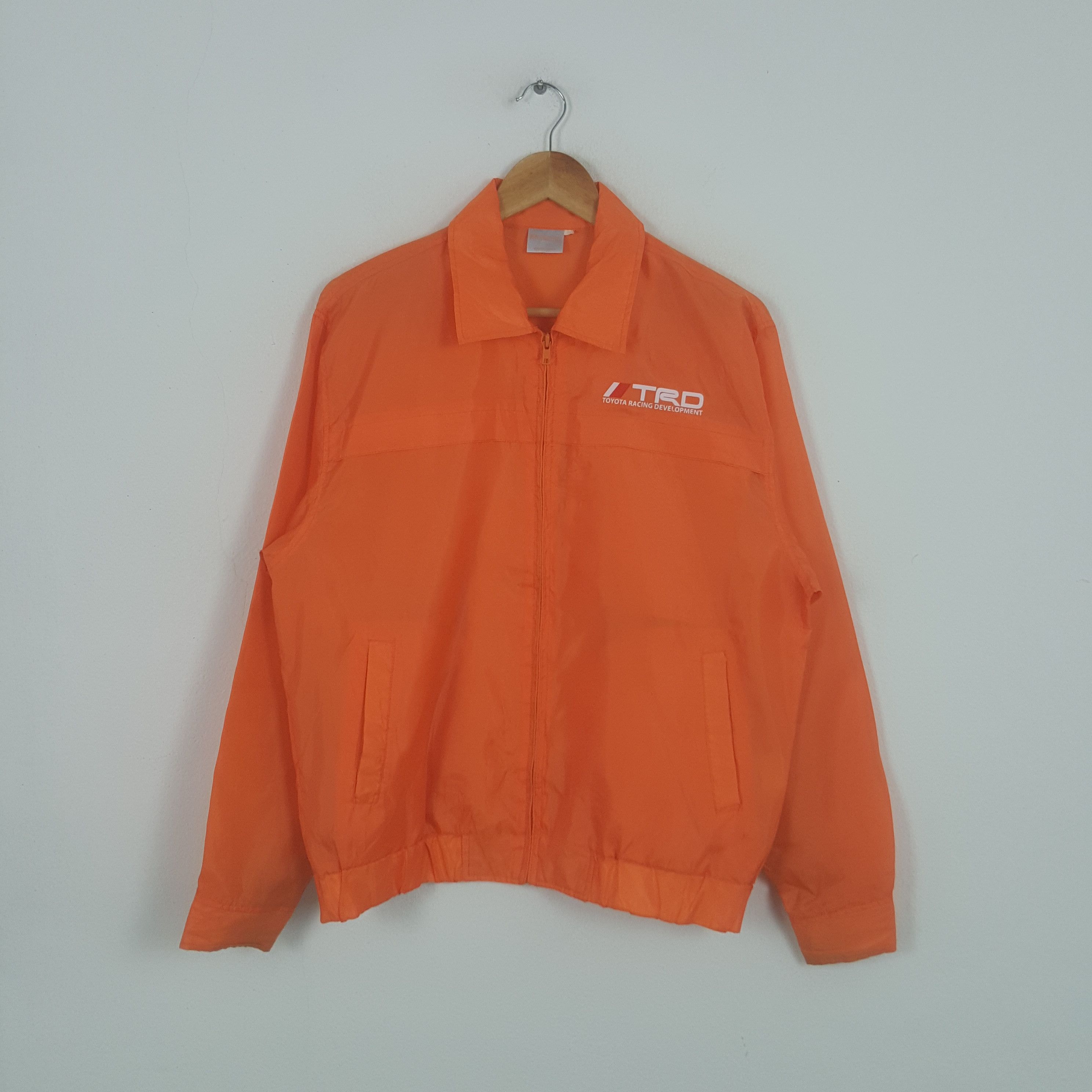 Japanese Brand × Vintage Vintage TRD Toyota Racing Team Windbreaker Jacket Size US L / EU 52-54 / 3 - 3 Thumbnail