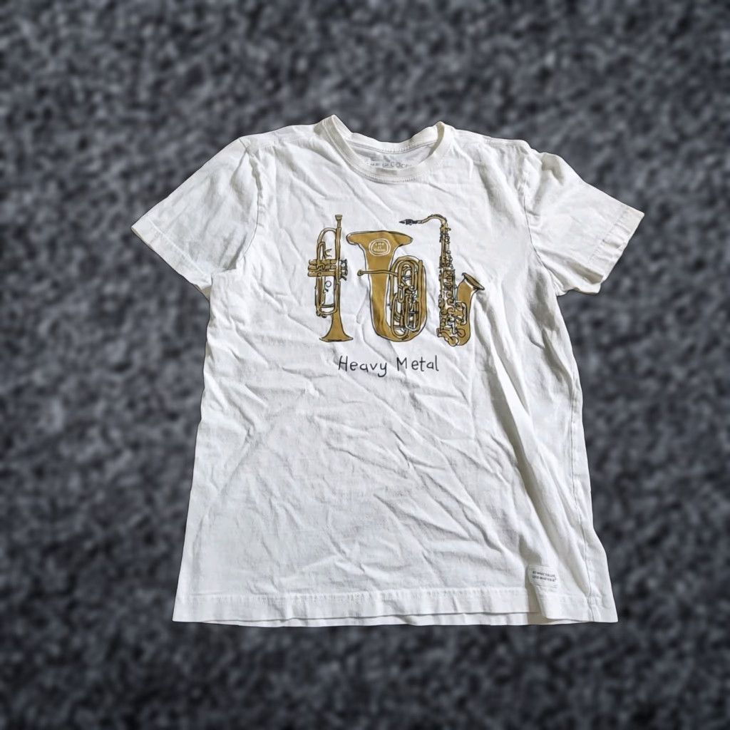 Life is Good Life is Good Mens T-Shirt Shirt Short Sleeve Crew Neck 100% Cotton White Logo Fun Vintage No Size US M / EU 48-50 / 2 - 1 Thumbnail