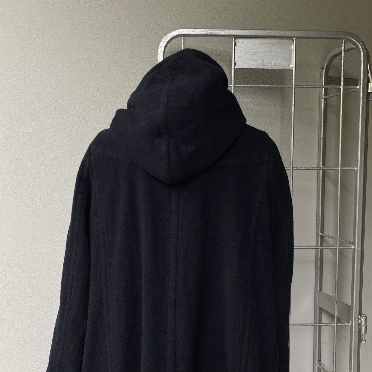 Zucca ZUCCA Black Wool Coat Size M / US 6-8 / IT 42-44 - 10 Thumbnail
