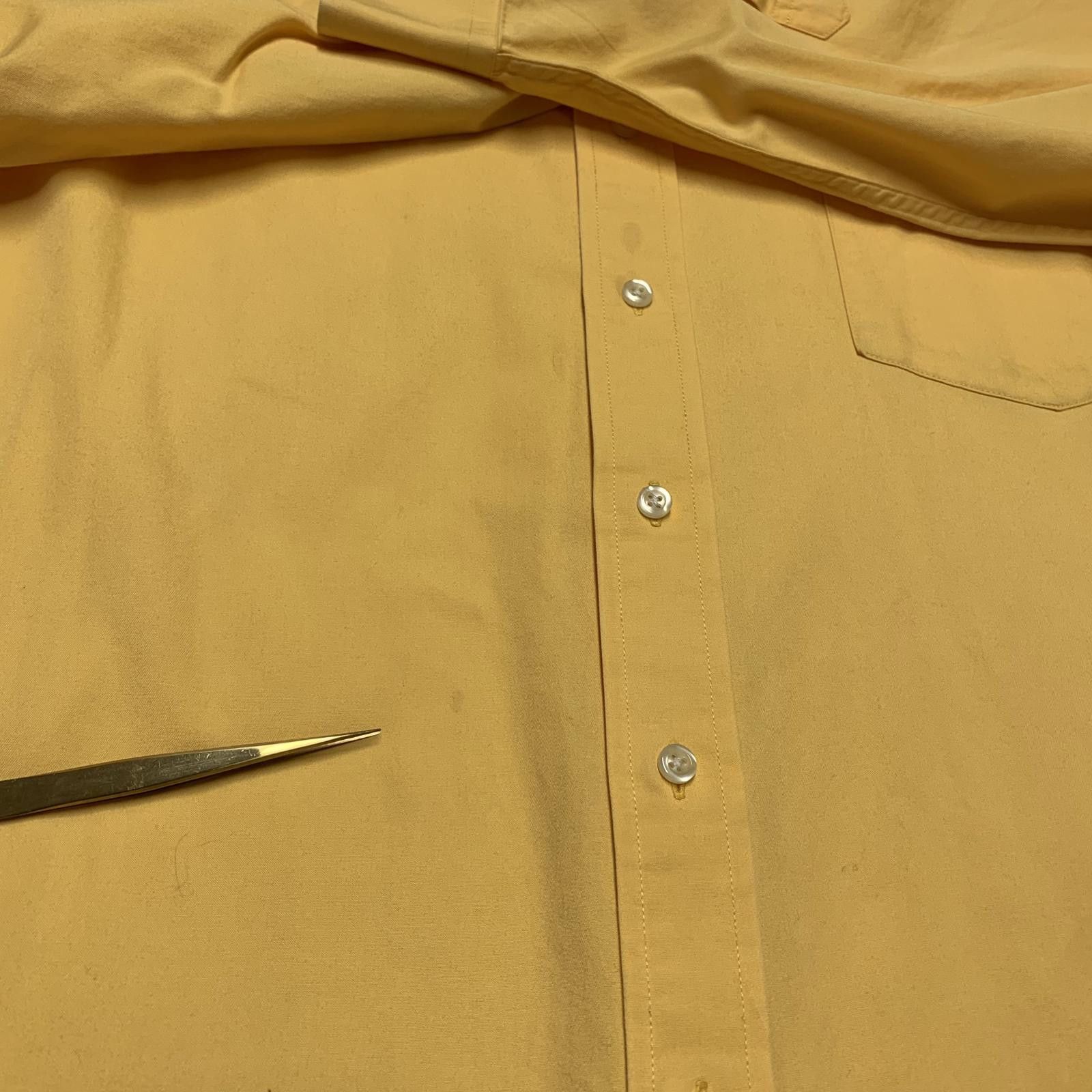 Tommy Hilfiger Tommy Hilfiger Men's XXL Yellow Button-Up Shirt Size US XXL / EU 58 / 5 - 3 Thumbnail