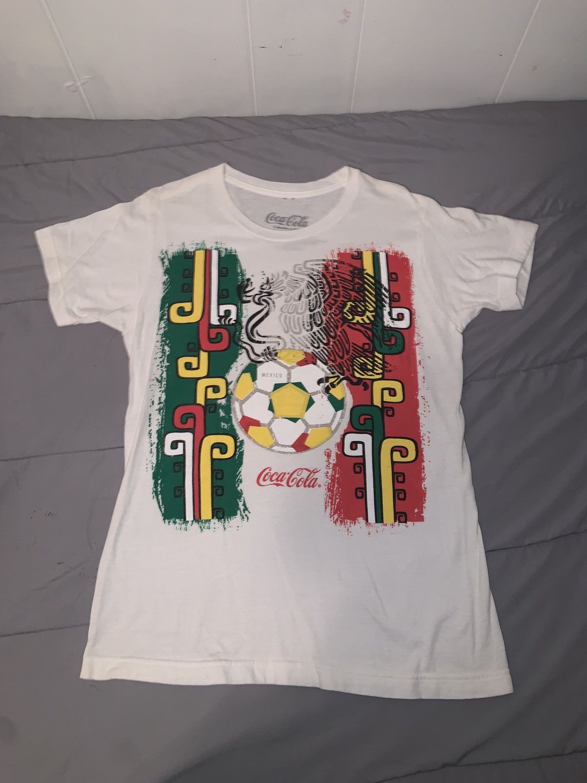 Coca Cola Coca Cola Factory 2014 Mexico Soccer T Size US S / EU 44-46 / 1 - 1 Thumbnail