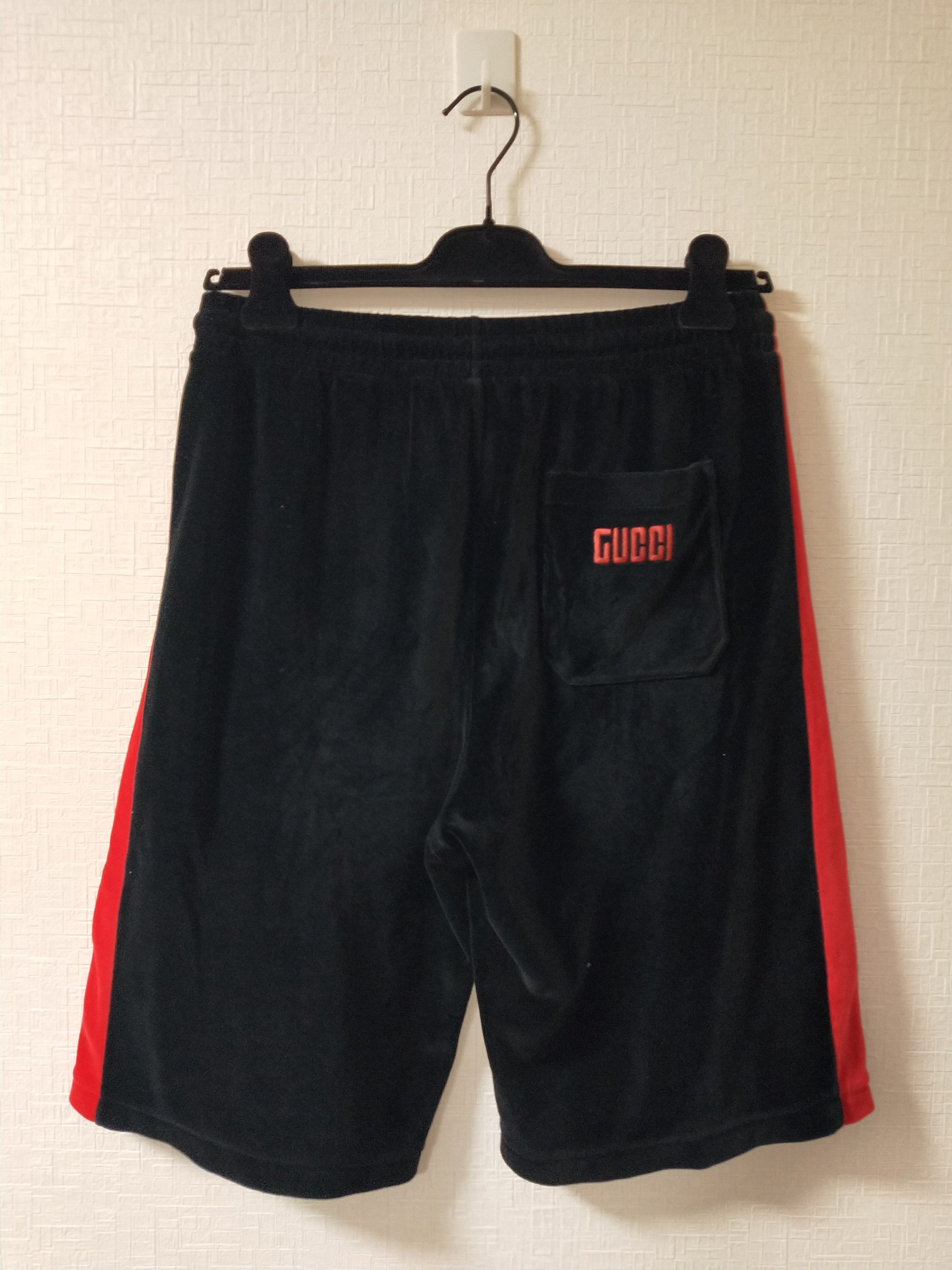 Gucci Velour Web Line Shorts Size US 30 / EU 46 - 2 Thumbnail