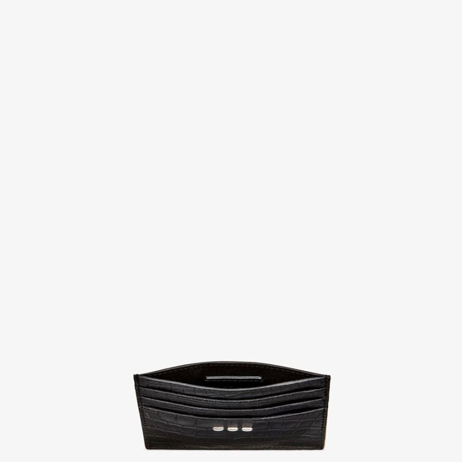 Fendi o1loc1c0824 Size: OS / Card Holder in Black Size ONE SIZE - 3 Thumbnail