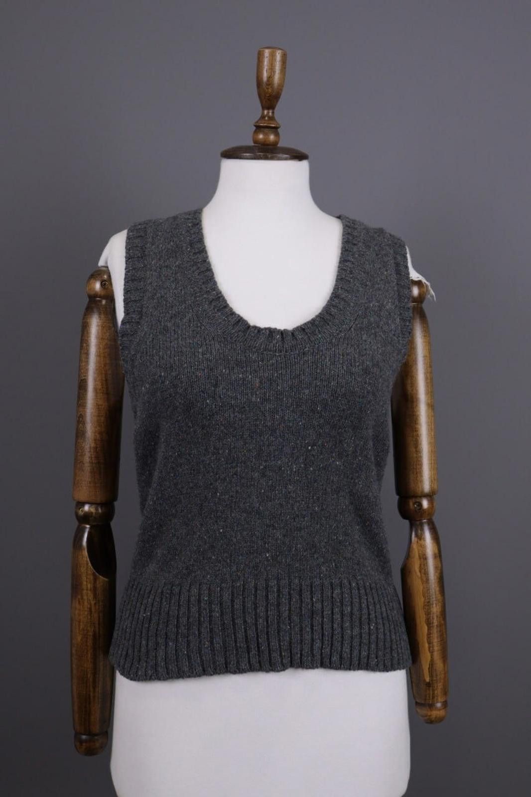 Margaret Howell Margaret Howell MHL Japan Gray Knitted Wool Vest Size 2 / S Size XS / US 0-2 / IT 36-38 - 1 Thumbnail