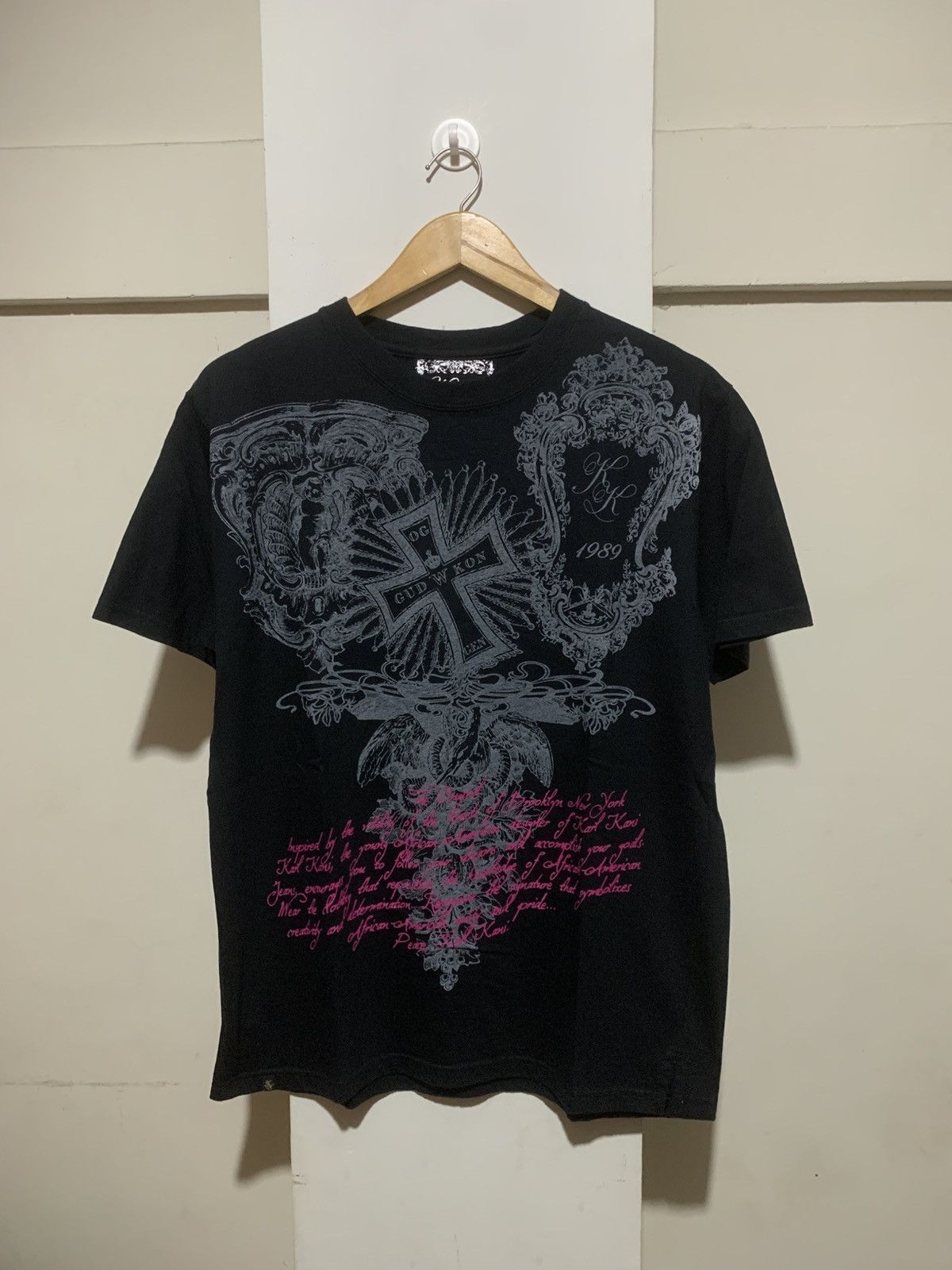 14th Addiction Karl Kani Poem streetwear tee old rap y2k Size US M / EU 48-50 / 2 - 1 Thumbnail