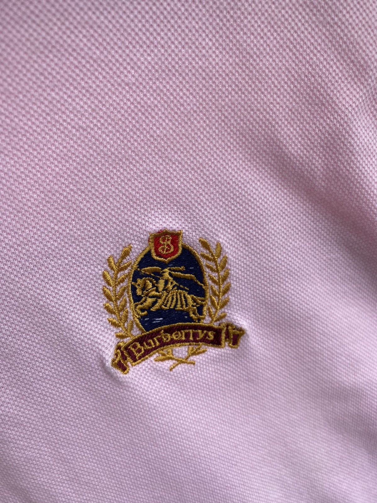 Burberry Vintage England Burberry Polo Shirt Size US L / EU 52-54 / 3 - 5 Thumbnail