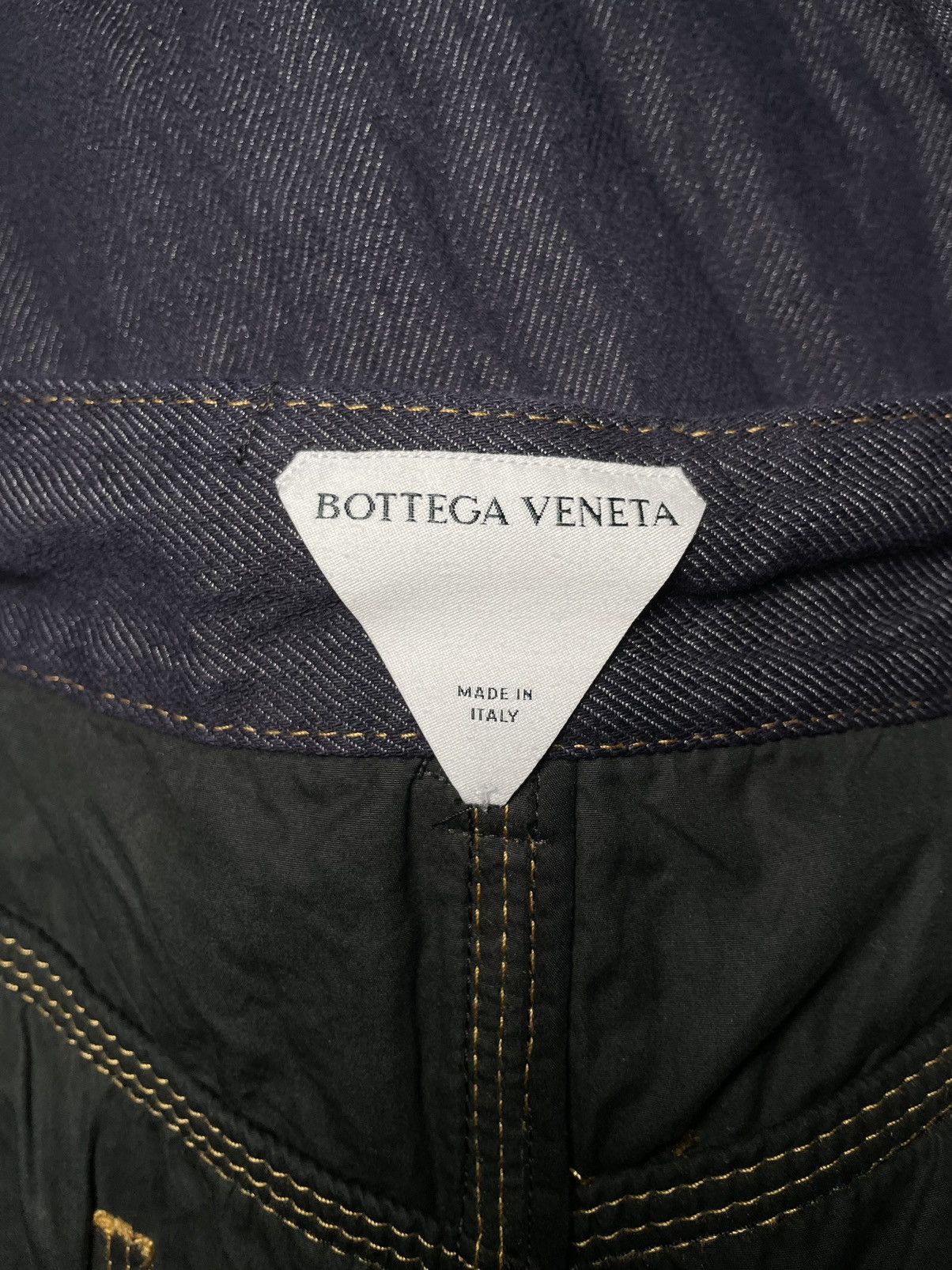 Bottega Veneta Bottega Veneta Indigo Crinkled Denim Jeans Size US 36 / EU 52 - 13 Thumbnail