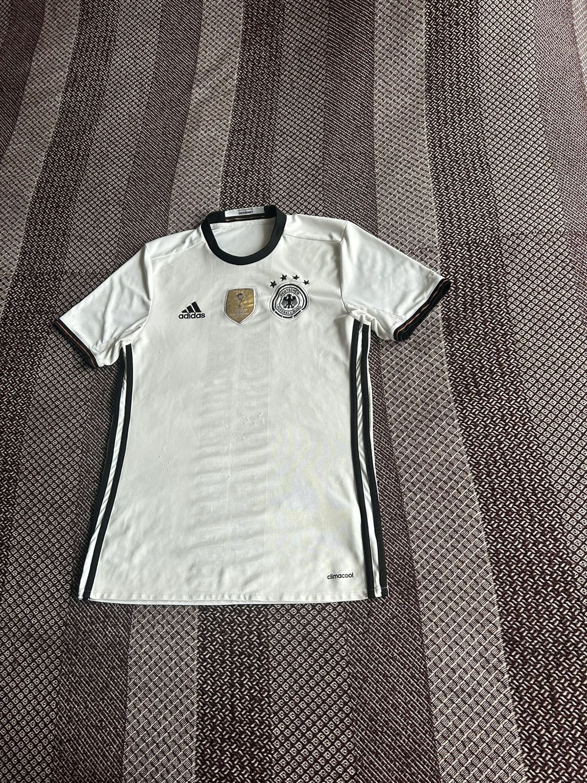 Adidas Germany Adidas 2016 Euro Football Home Soccer Jersey Size S Size US S / EU 44-46 / 1 - 2 Thumbnail