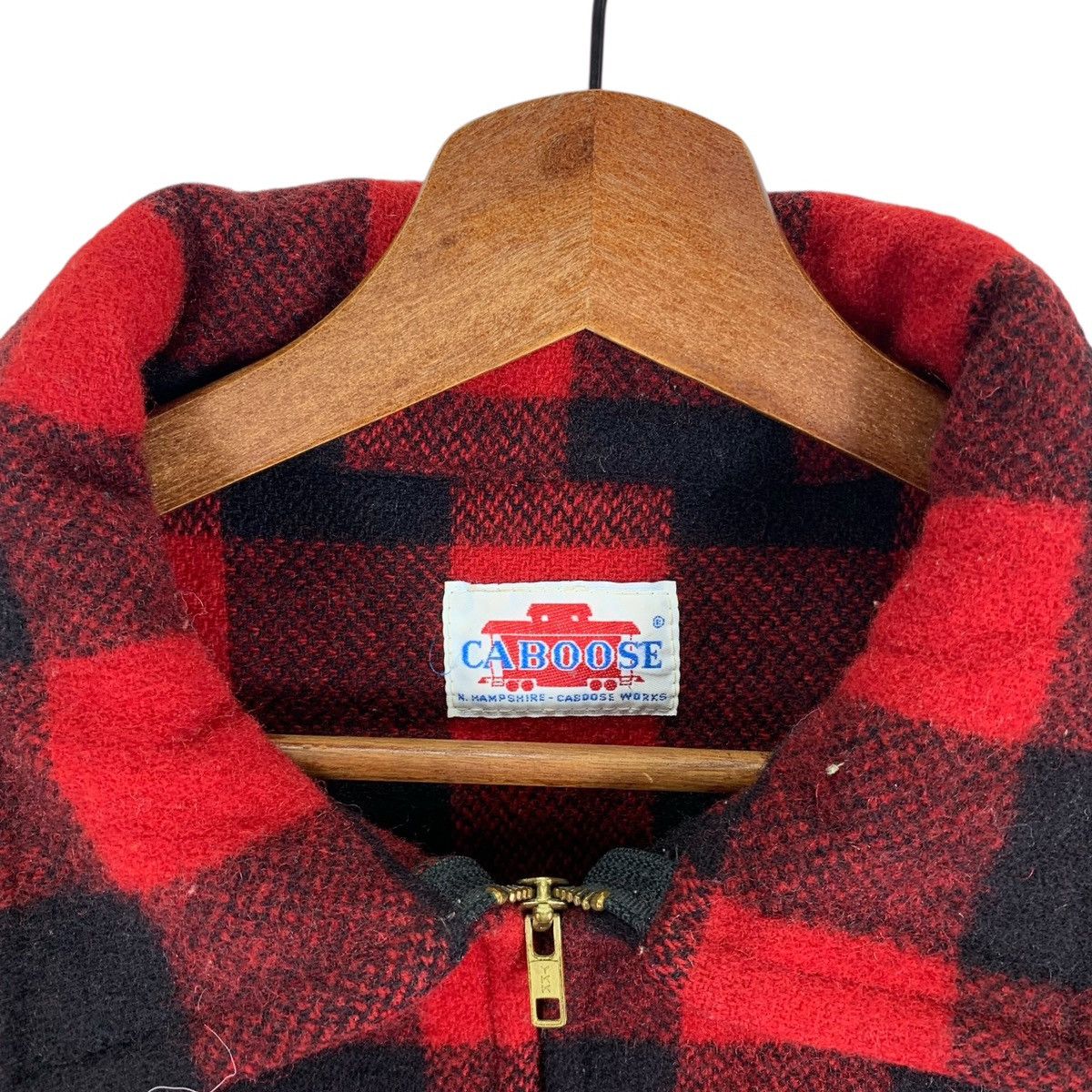 Vintage VINTAGE CABOOSE TARTAN WORKERS WOOL JACKET Size US M / EU 48-50 / 2 - 6 Thumbnail