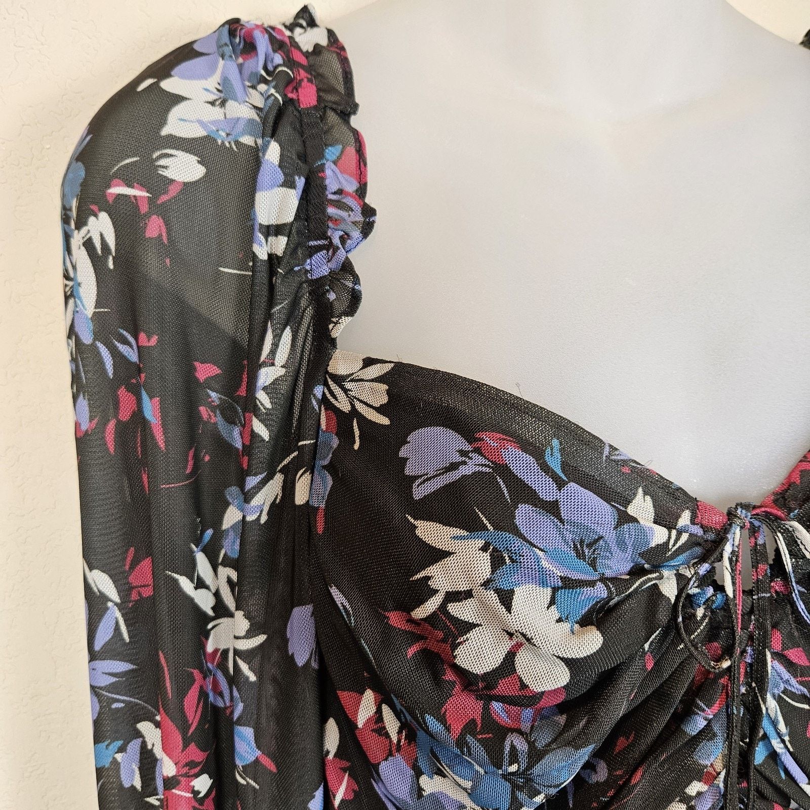 Other Peter Som Designer Blouse Smocked Whimsigoth Fairy Size XXL / US 16-18 / IT 52-54 - 4 Thumbnail