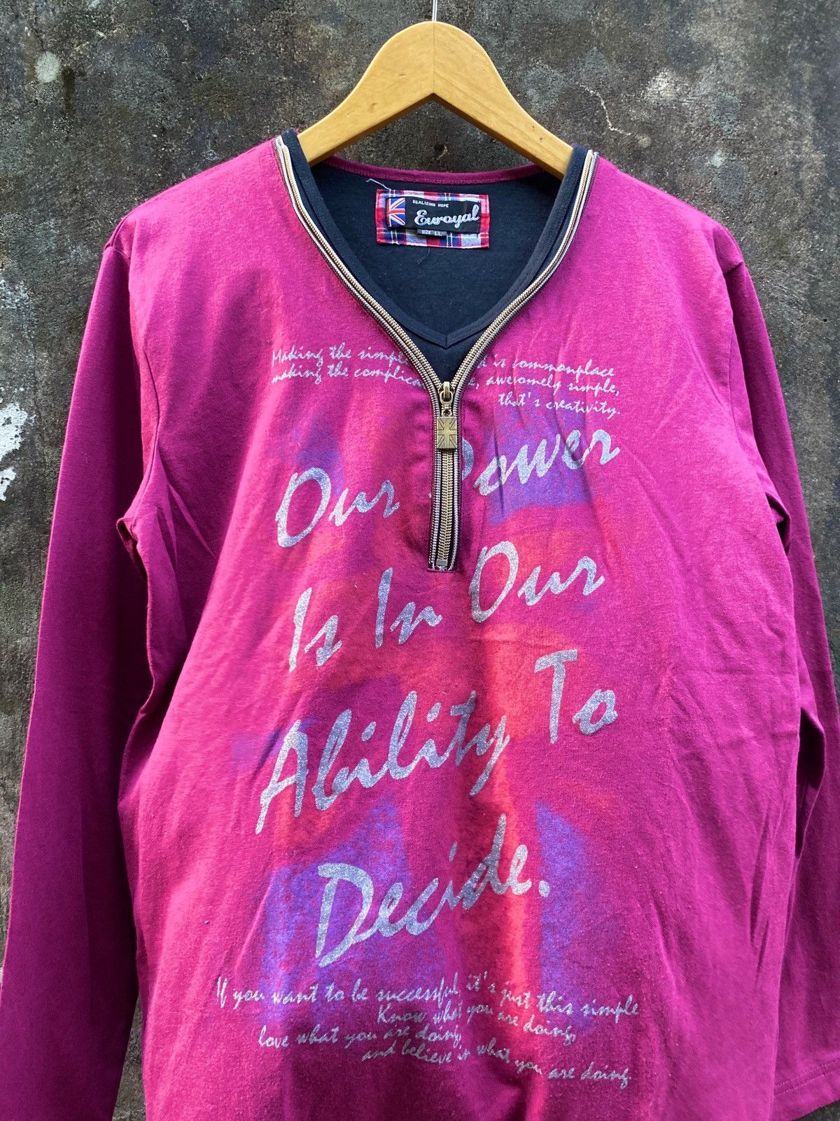 If Six Was Nine × Le Grande Bleu (L.G.B.) Japanese Euroyal Double Layer Poem Punk LGB style Size US L / EU 52-54 / 3 - 3 Thumbnail