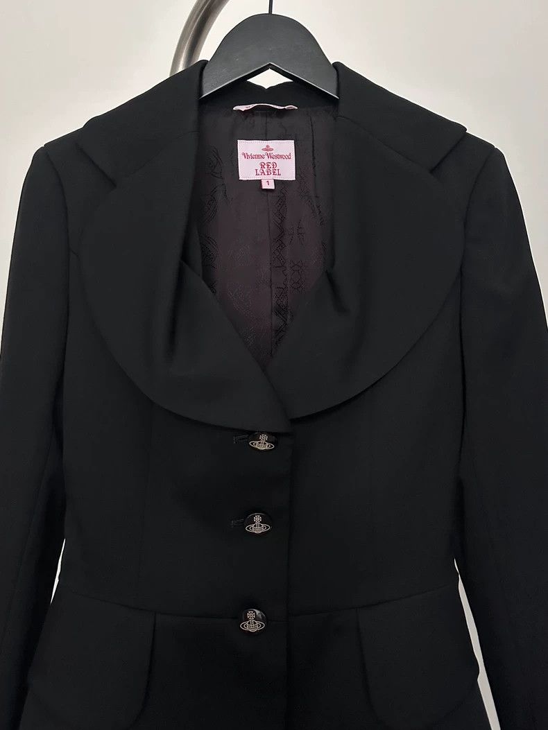 Vivienne Westwood Vivienne Westwood Love black pleated petal collar suit Size S / US 4 / IT 40 - 9 Thumbnail