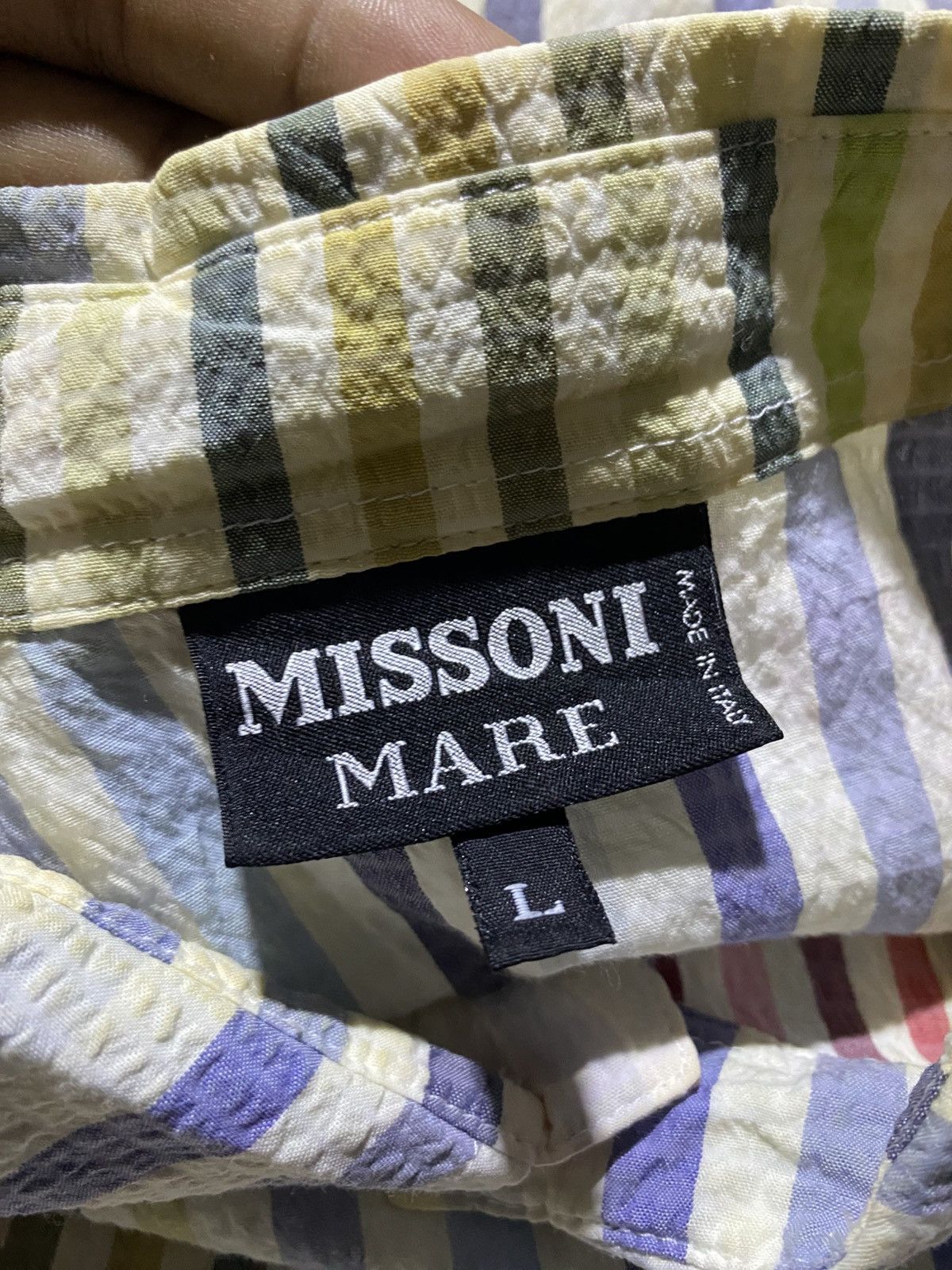 Missoni × Vintage Vintage Missoni Mare Shirts Size US L / EU 52-54 / 3 - 7 Thumbnail