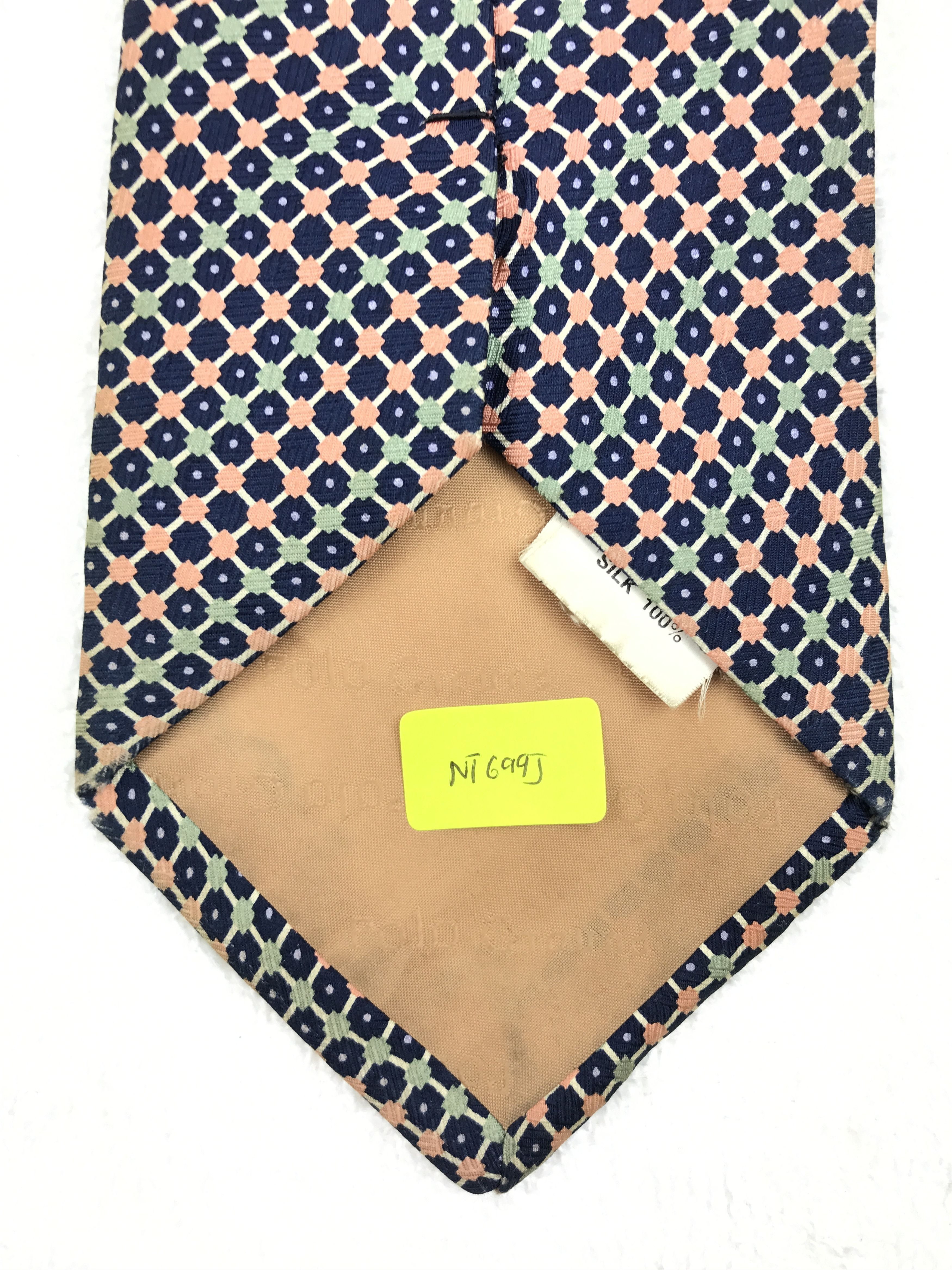 Designer × Polo Ralph Lauren × Vintage Vintage Polo By Polo Ground Silk Necktie Size ONE SIZE - 9 Thumbnail