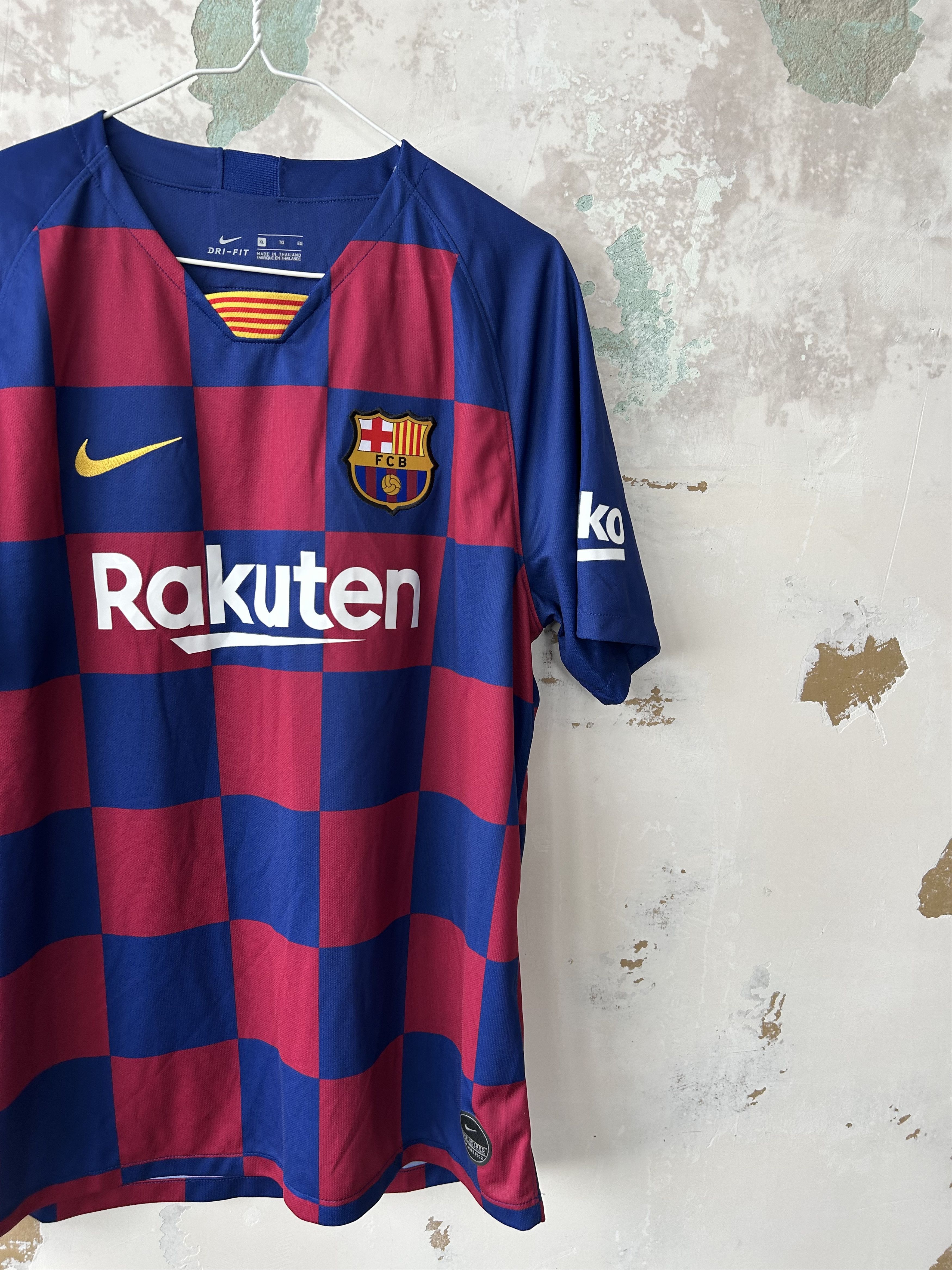 Nike Barcelona FC Nike Home Shirt Jersey 18/19 Size US XL / EU 56 / 4 - 2 Thumbnail