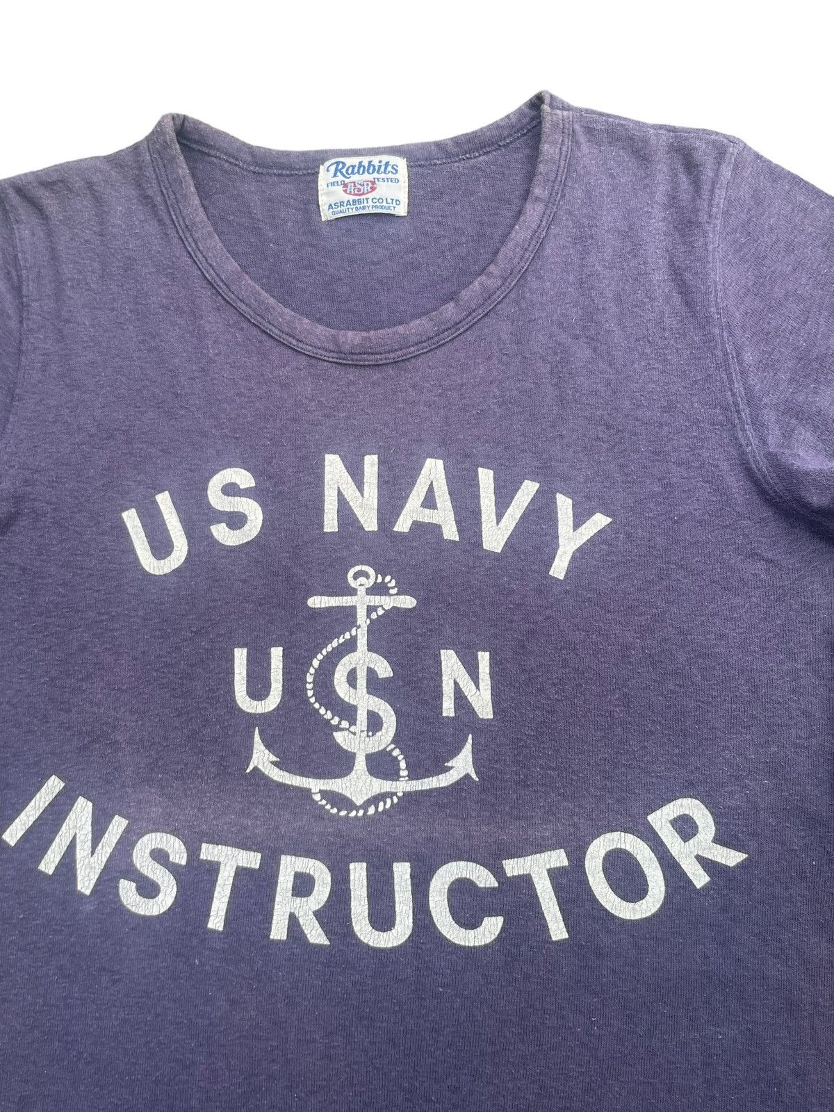 Japanese Brand Us Navy Instructor Faded Tshirt Size S / US 4 / IT 40 - 3 Thumbnail