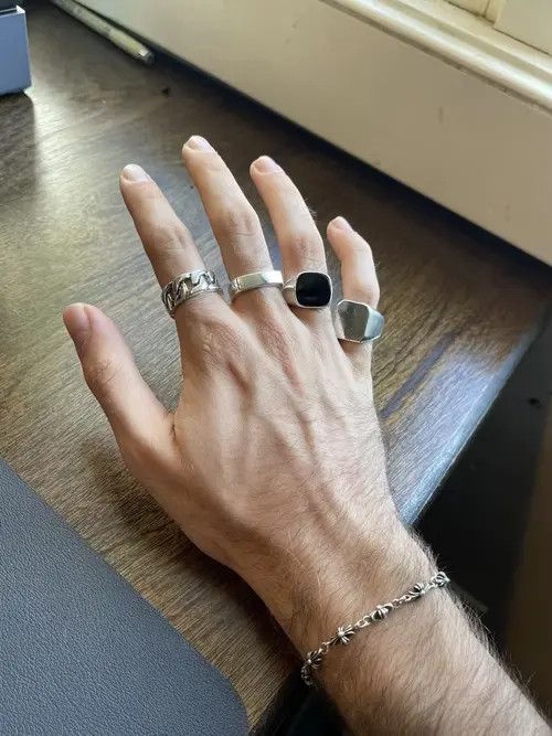 Jewelry × Vintage Punk Ring Combo Size ONE SIZE - 2 Thumbnail