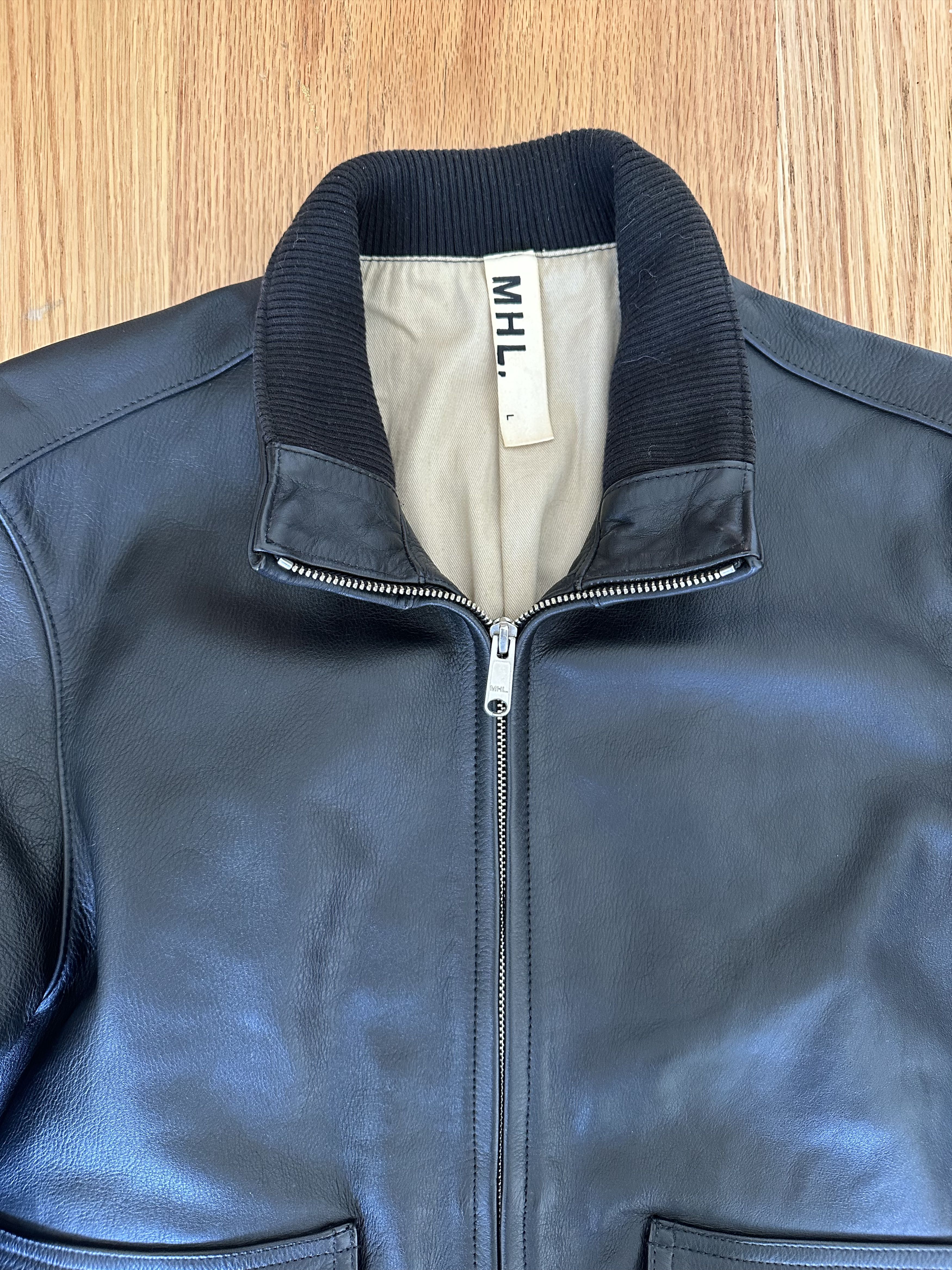 Margaret Howell Margaret Howell Leather bomber jacket Size US M / EU 48-50 / 2 - 3 Thumbnail