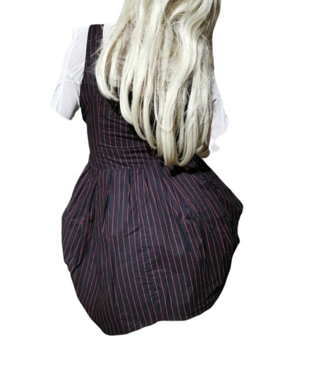 Vintage Avant-garde bondage Strap mini dress balloon parachute sdl Size XL / US 12-14 / IT 48-50 - 6 Thumbnail