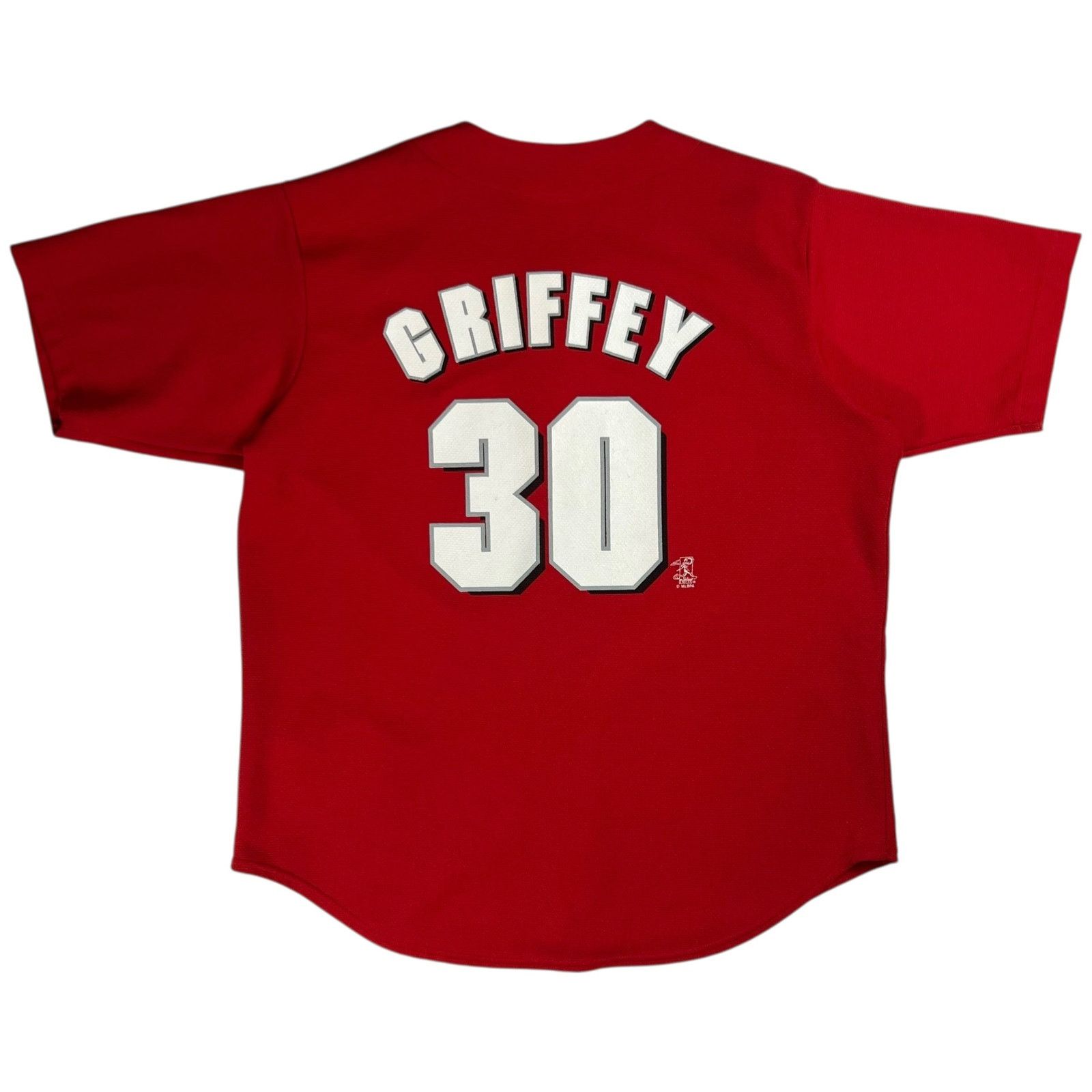 MLB × Vintage Vintage 2001 Cincinnati Reds Ken Griffey Jr. Baseball Jersey Size US XL / EU 56 / 4 - 7 Thumbnail