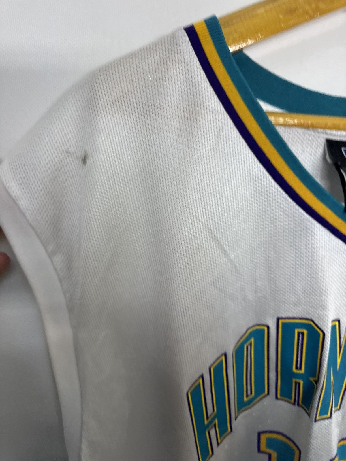 Reebok Vintage Peja Stojakovic New Orleans Hornets Adidas Swingman Size US XXL / EU 58 / 5 - 11 Thumbnail