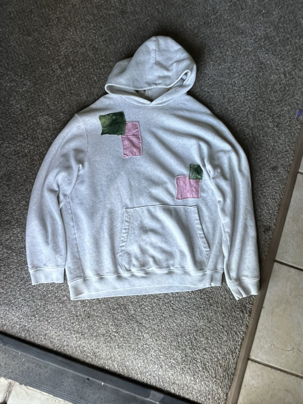 Japanese Brand × Vintage Patch Work hoodie Size US L / EU 52-54 / 3 - 5 Thumbnail