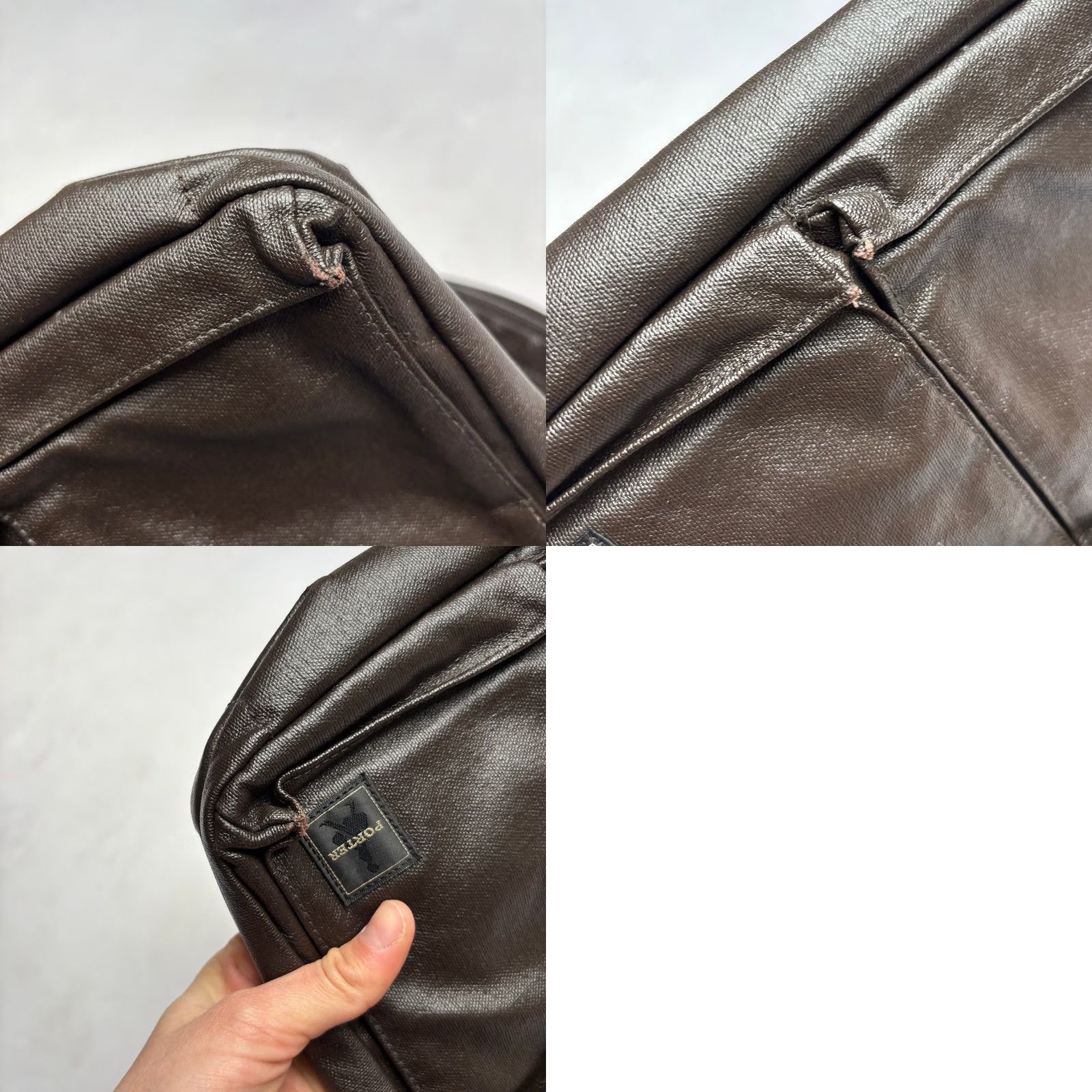 Rue Porter Porter Shoulder Bag Canvas Brown Mens Pocket International Yoshida Size ONE SIZE - 9 Thumbnail