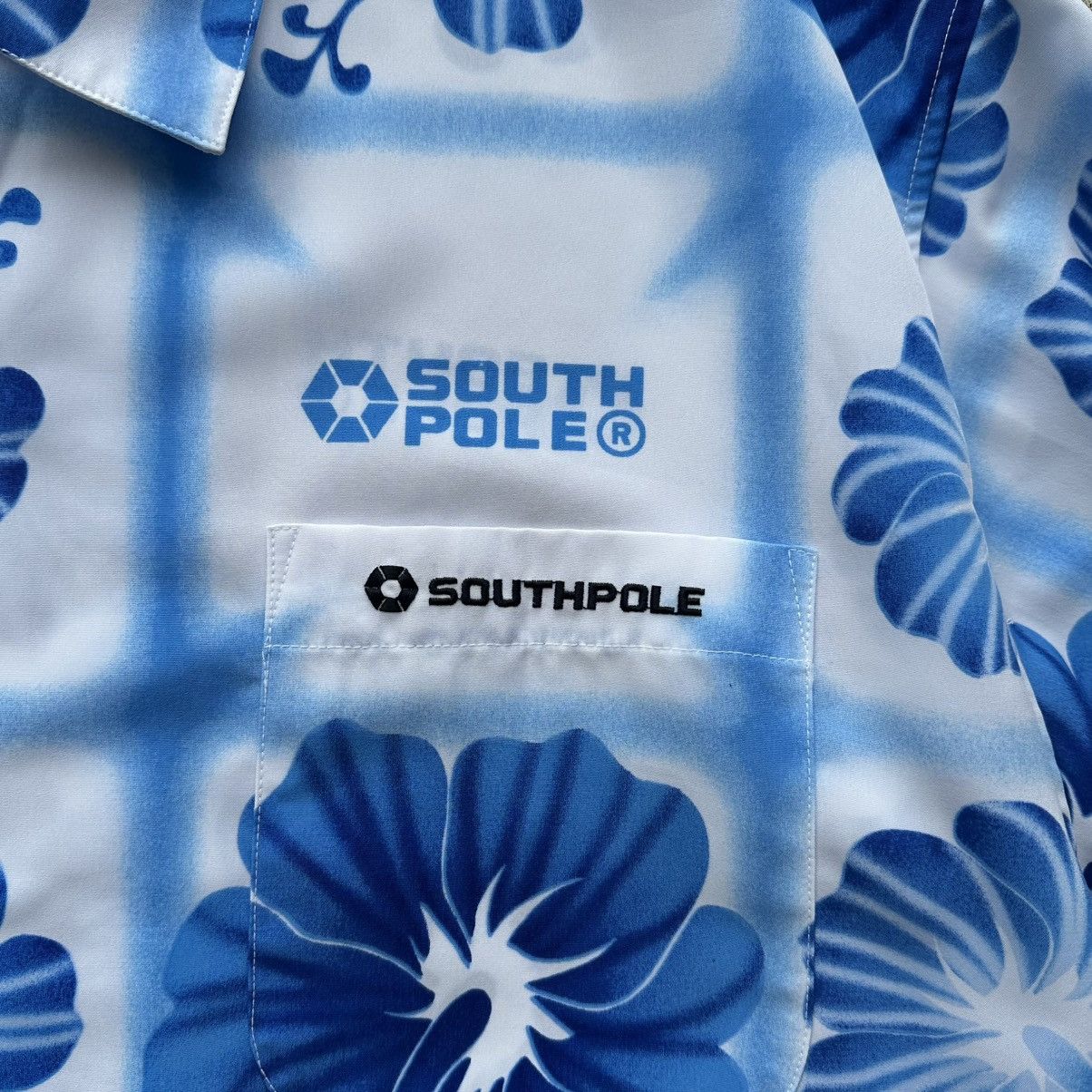 Southpole × Vintage Vintage Southpole Hawaiian Shirt AOP Y2K Floral Size US XL / EU 56 / 4 - 2 Thumbnail