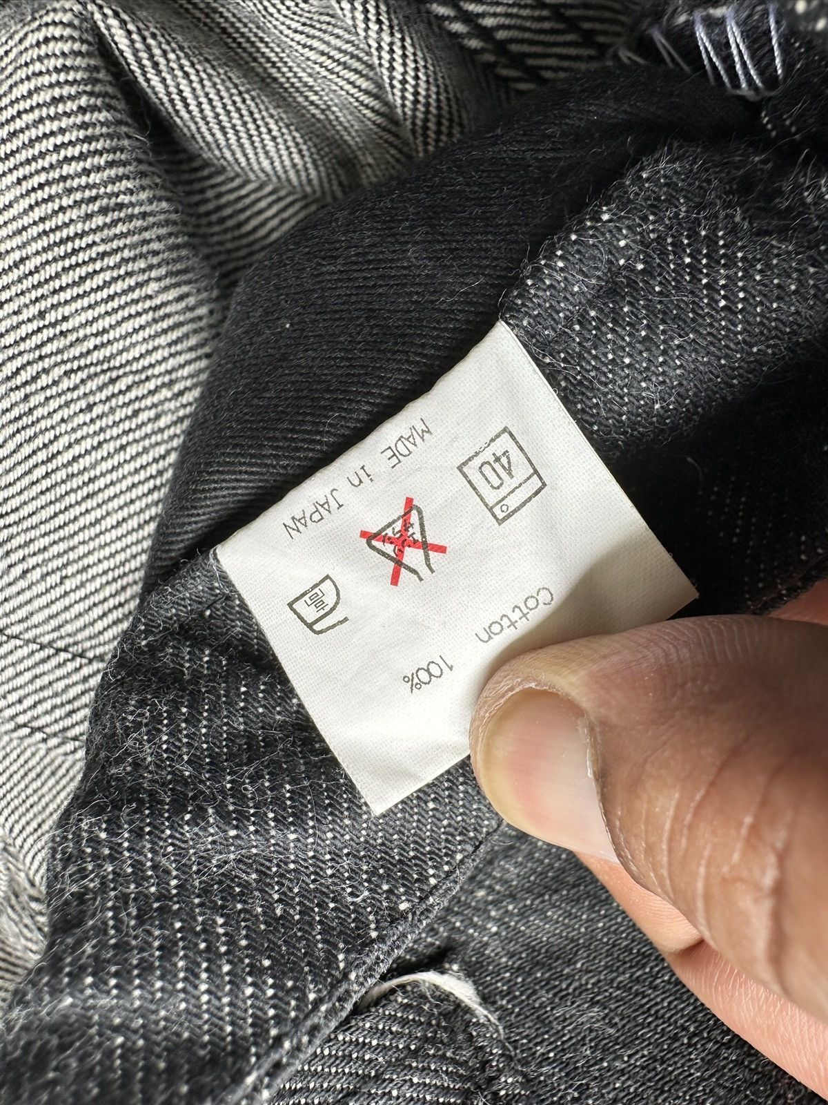 RIPVANWINKLE Size 30/31 - 00’s Paranoid Japan paneled biker jeans Size US 30 / EU 46 - 18 Thumbnail