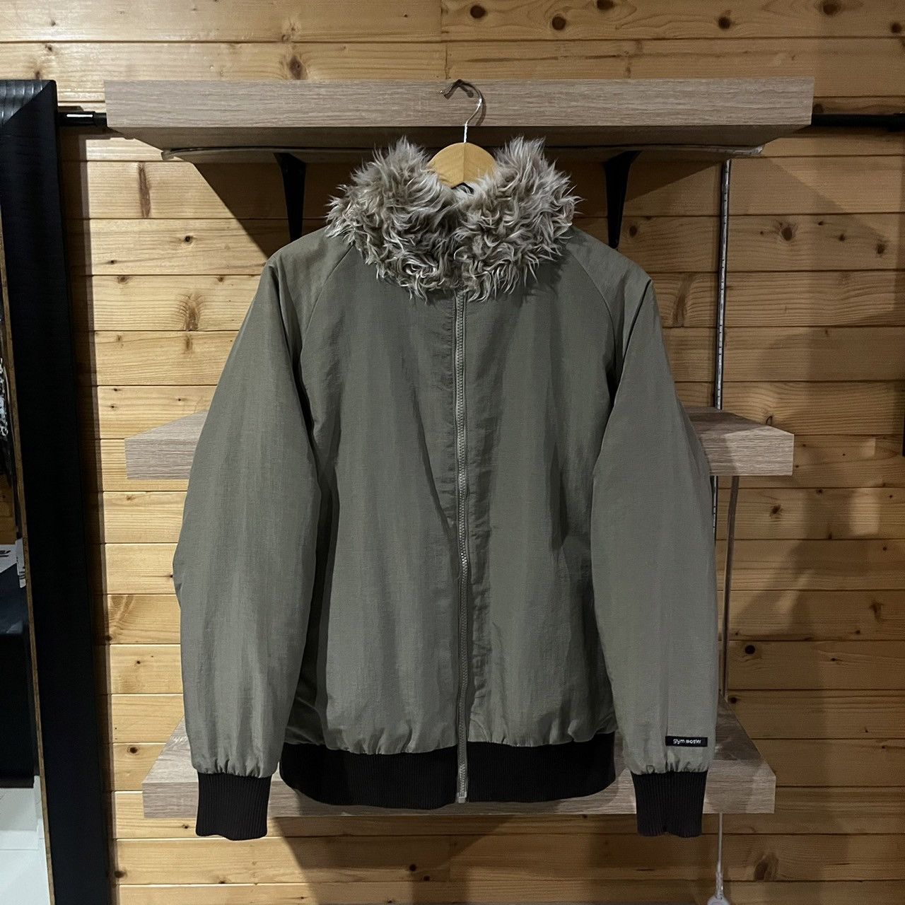 Japanese Brand RARE Gym Master Faux Fur Reversible Jacket Yohji Opium Style Size US M / EU 48-50 / 2 - 3 Thumbnail
