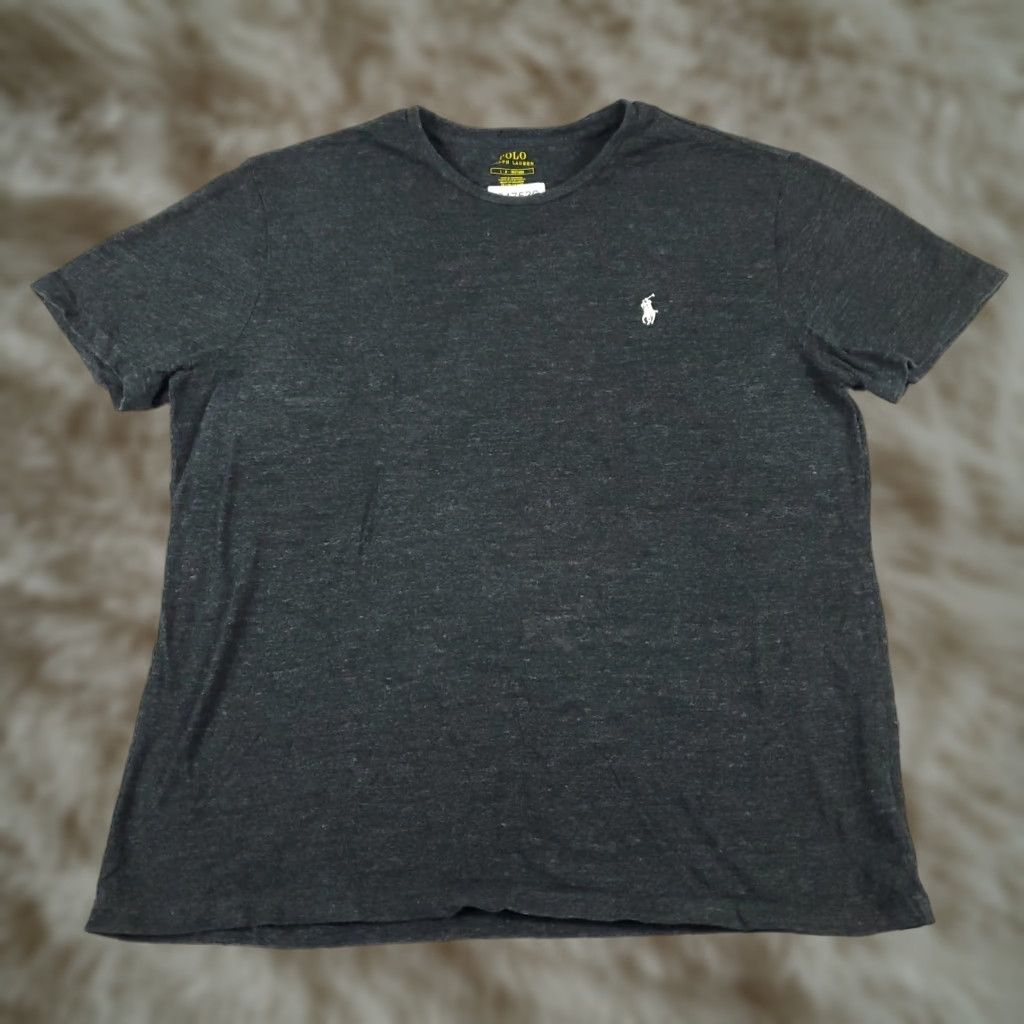 Ralph Lauren Ralph Lauren Casual T-Shirt Mens Large Gray Short Sleeve Crew Neck Logo Sports Size US L / EU 52-54 / 3 - 1 Thumbnail