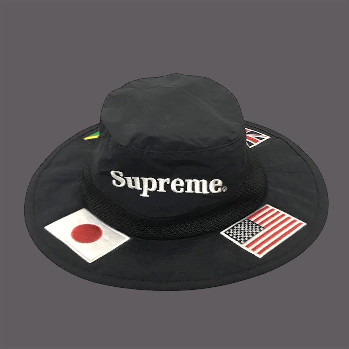 Supreme Flags Boonie S/M BLACK Supreme Flags Boonie ブラック S/M