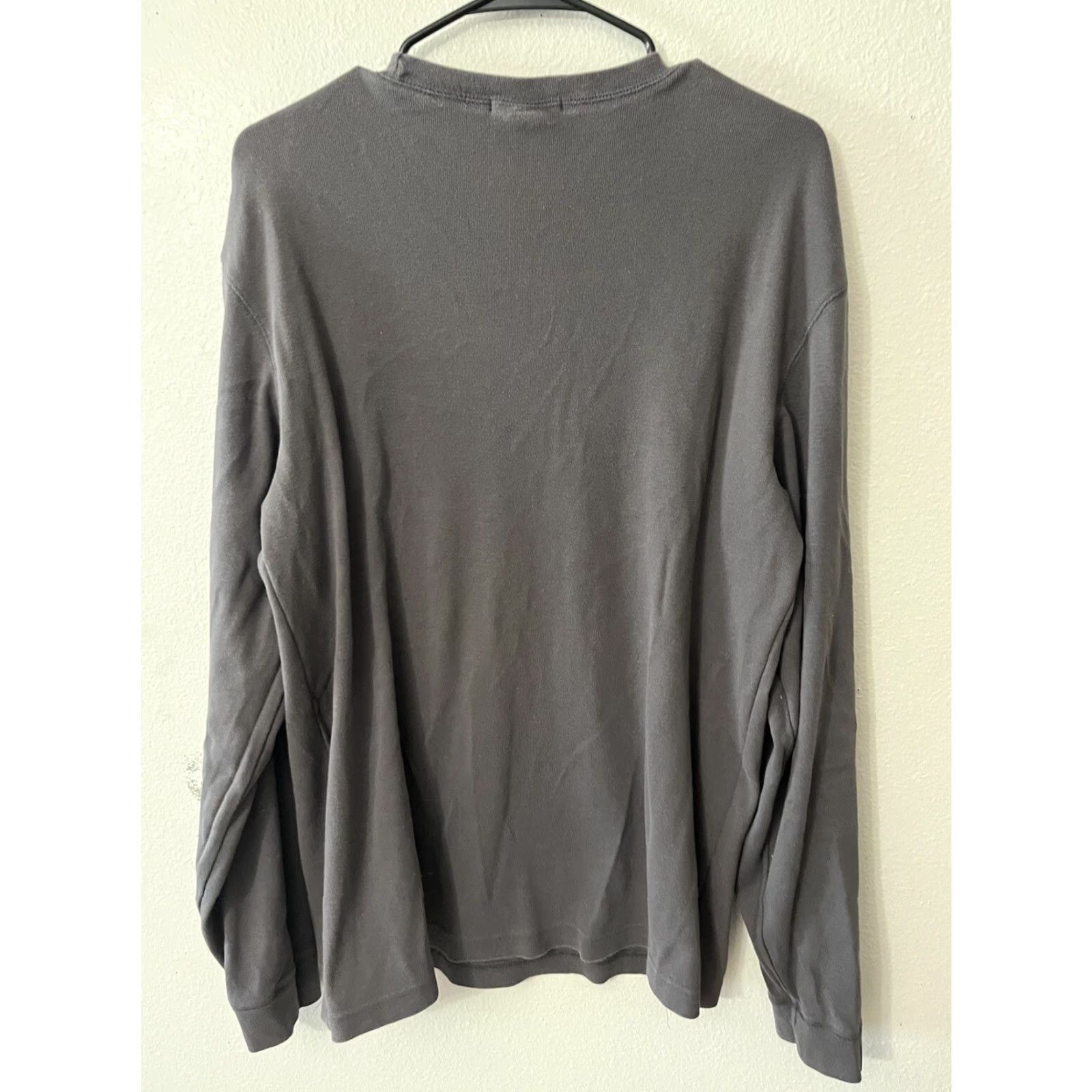 Gap GAP Sweatshirt Shirt Mens XL Long Sleeve Gray Crew Neck Pullover Regular Size Cotton Vintage No 90s Mens Size US XL / EU 56 / 4 - 2 Thumbnail