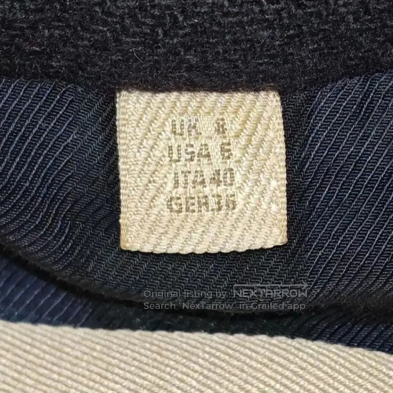 Burberry Burberry Women's Navy Wool Logo Jacket. Size M / US 6-8 / IT 42-44 - 7 Thumbnail