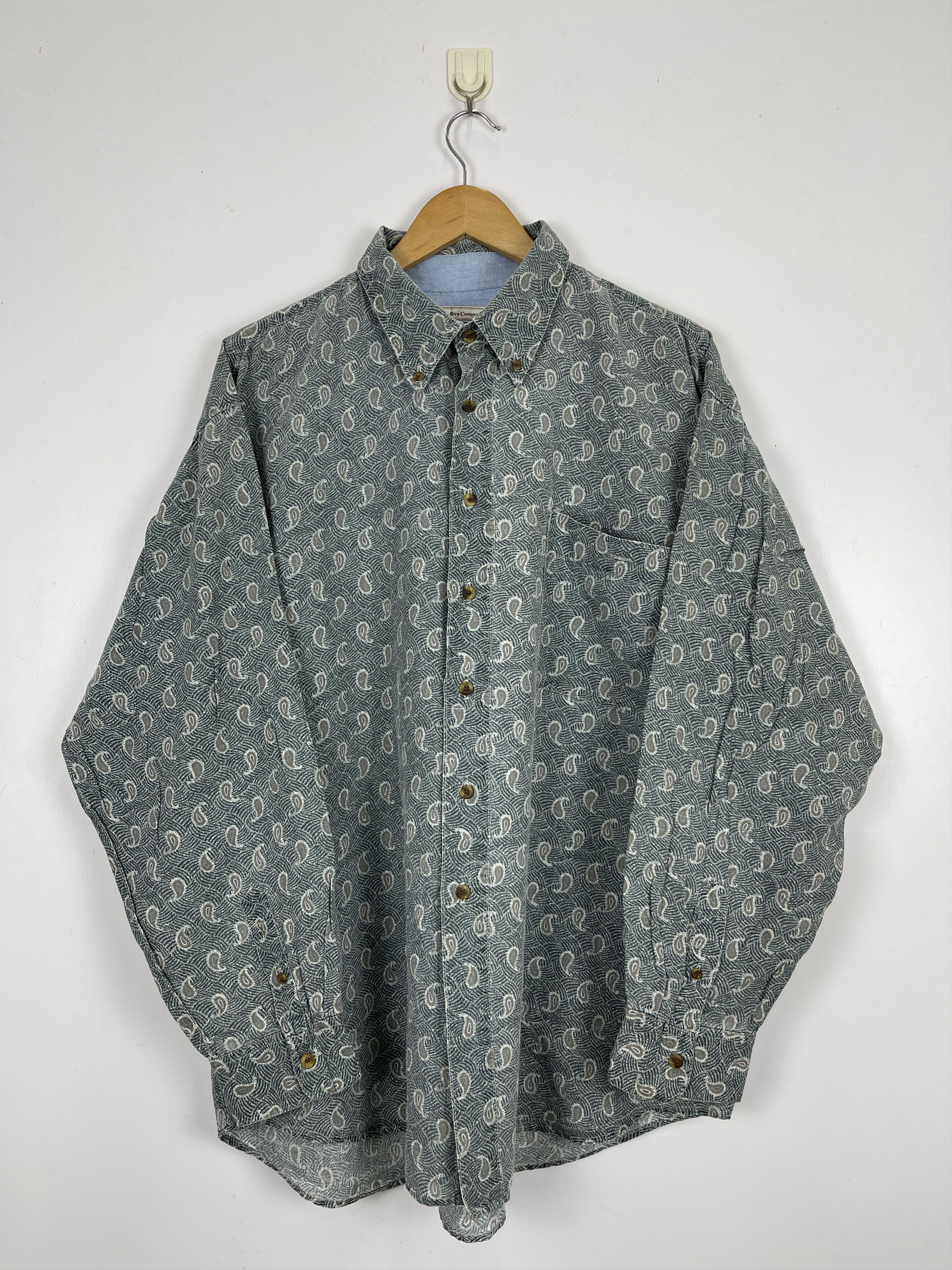 Bugle Boy × Vintage Vintage Bugle Boy Company Paisley Design Shirt TA0414 Size US XL / EU 56 / 4 - 2 Thumbnail